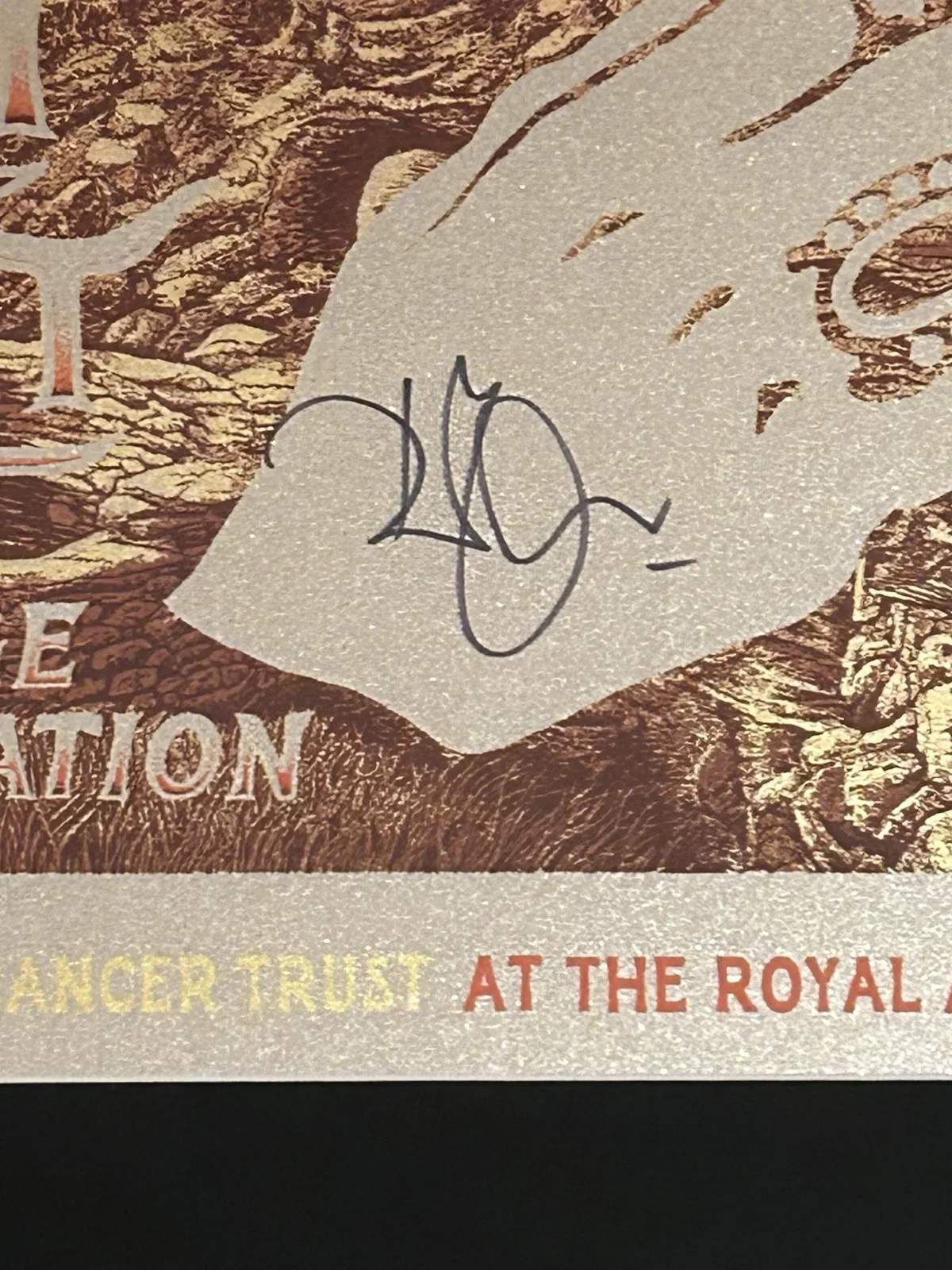 Robert Plant Signed Poster Autographed Led Zeppelin Teenage Cancer Trust 25x30, изображение 2