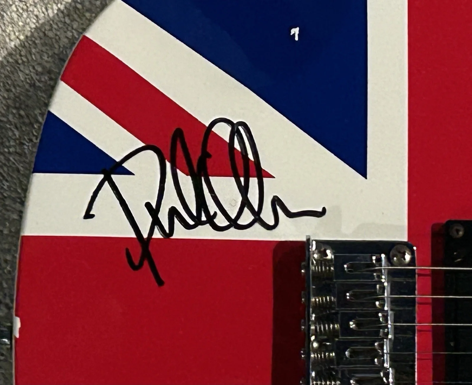 Phil Collen Signed Def Leppard Guitar Autographed, image 3