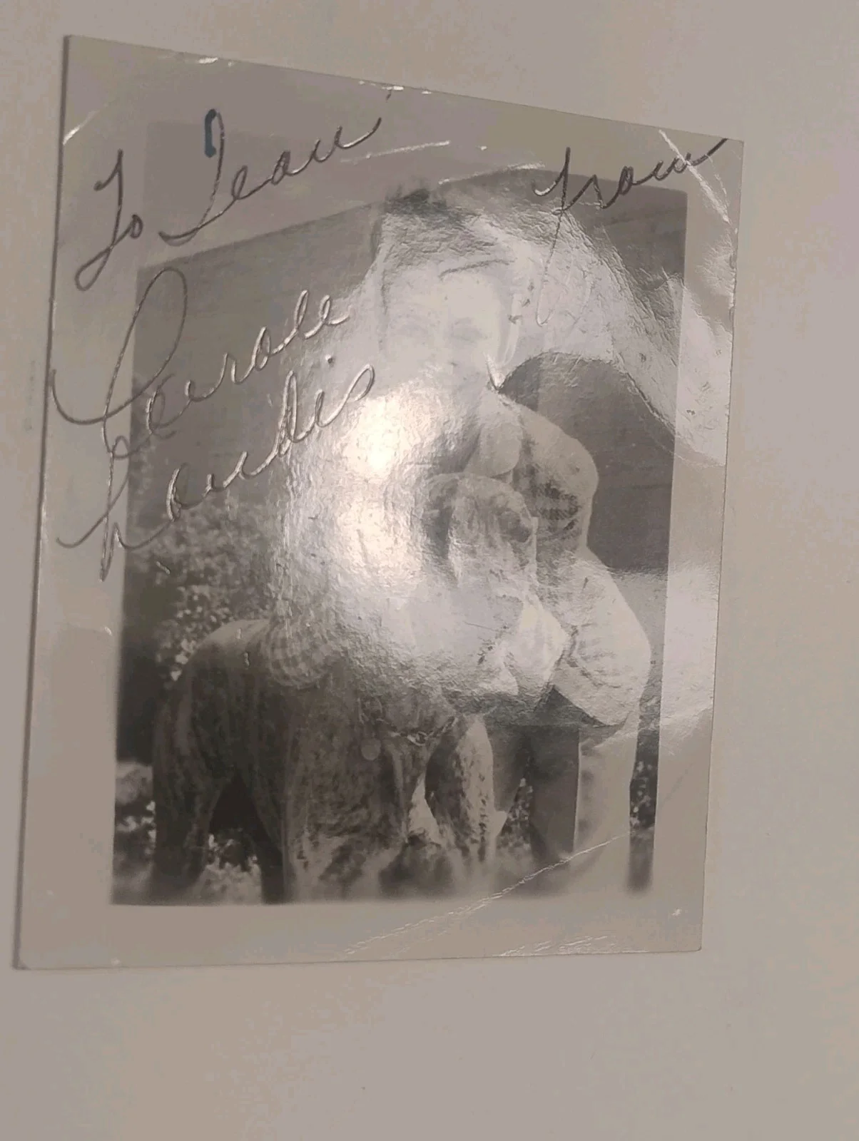 Carole Landis — Carole Landis Signed Photo 1940s Pin-up Original Photo Vintage Autograph, изображение 5