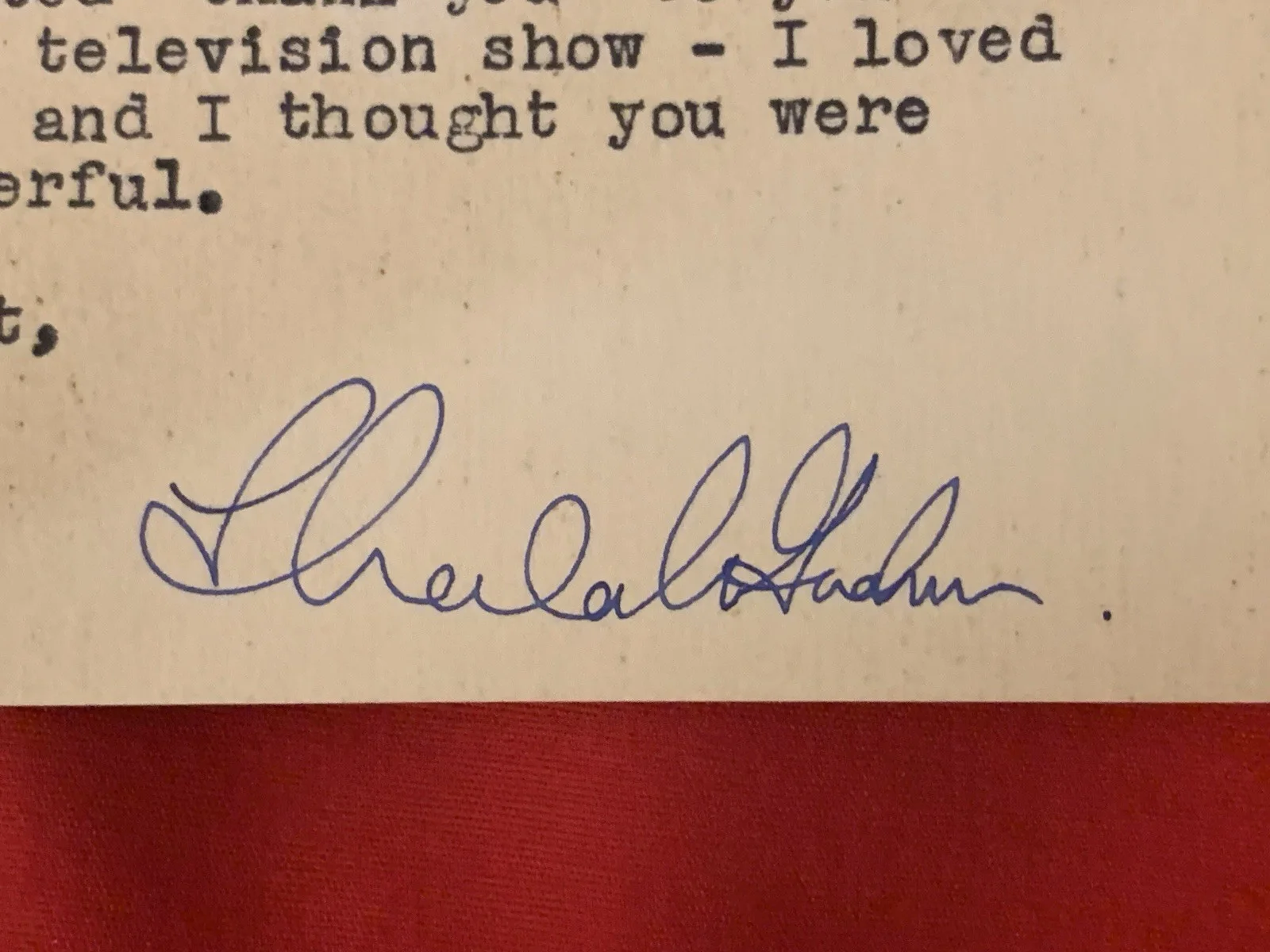 Sheilah Graham — Vincent Price Estate 1951 Signed Card From Sheilah Graham! 22b, изображение 2