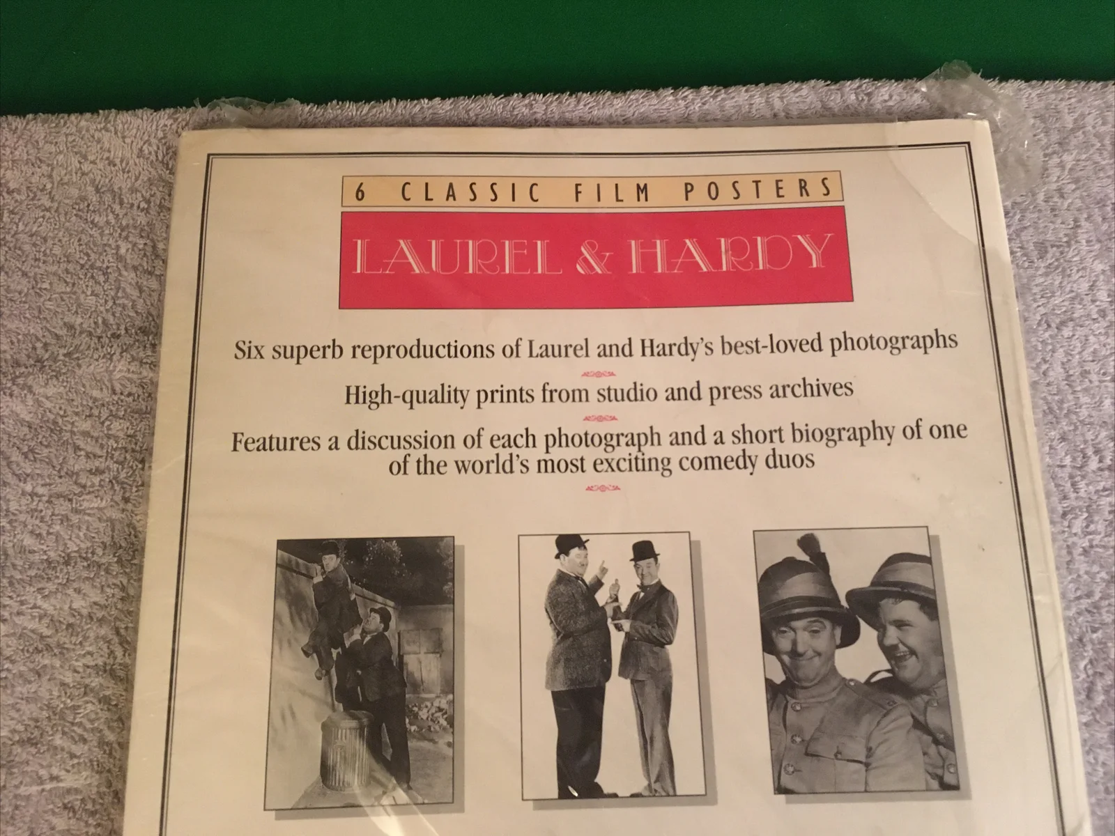 Laurel And Harby 6 Classic Film Posters - New Sealed, изображение 5