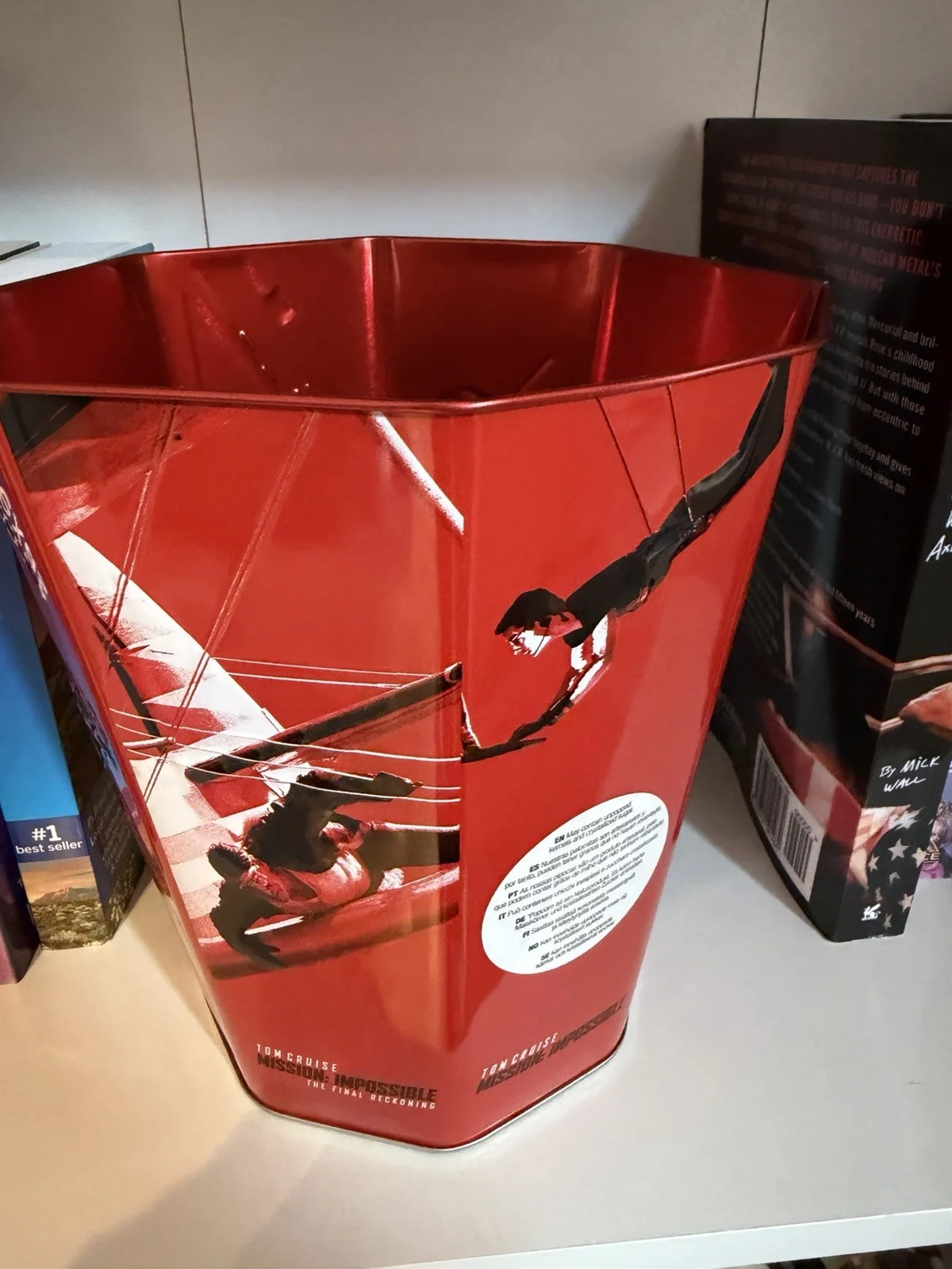 Mission Impossible : The Final Reckoning Odeon Cinema Popcorn Bucket Tin, image 2