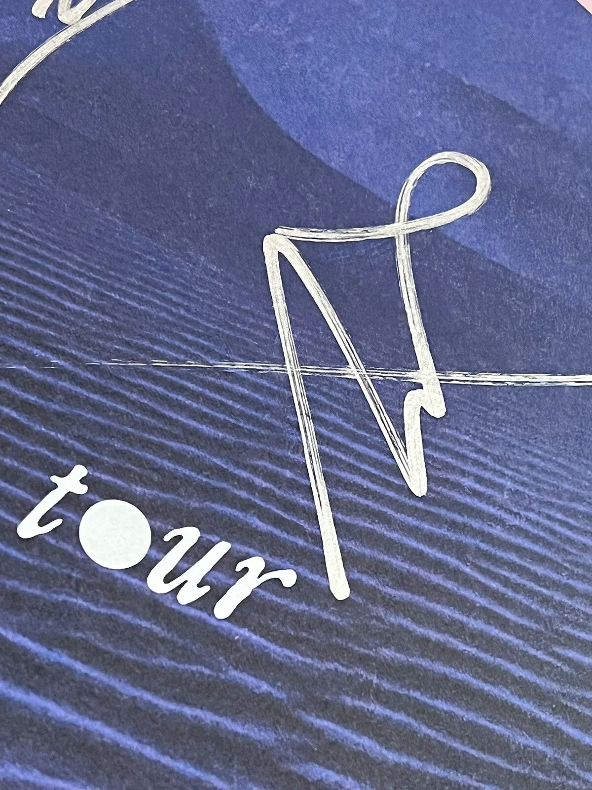 WALK THE MOON Signed POSTER & Concert TICKET 2018 Press Restart TOUR Autograph, image 3