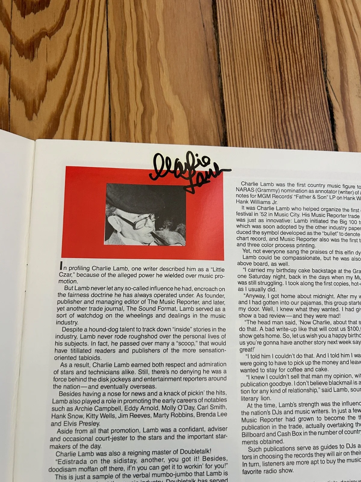 Signed Charlie Lamb Jeannie Sealy Charlie Louvin Grandpa Jones Skeeter Davis, изображение 3