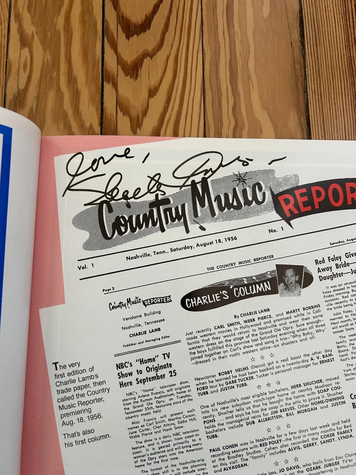 Signed Charlie Lamb Jeannie Sealy Charlie Louvin Grandpa Jones Skeeter Davis, изображение 4