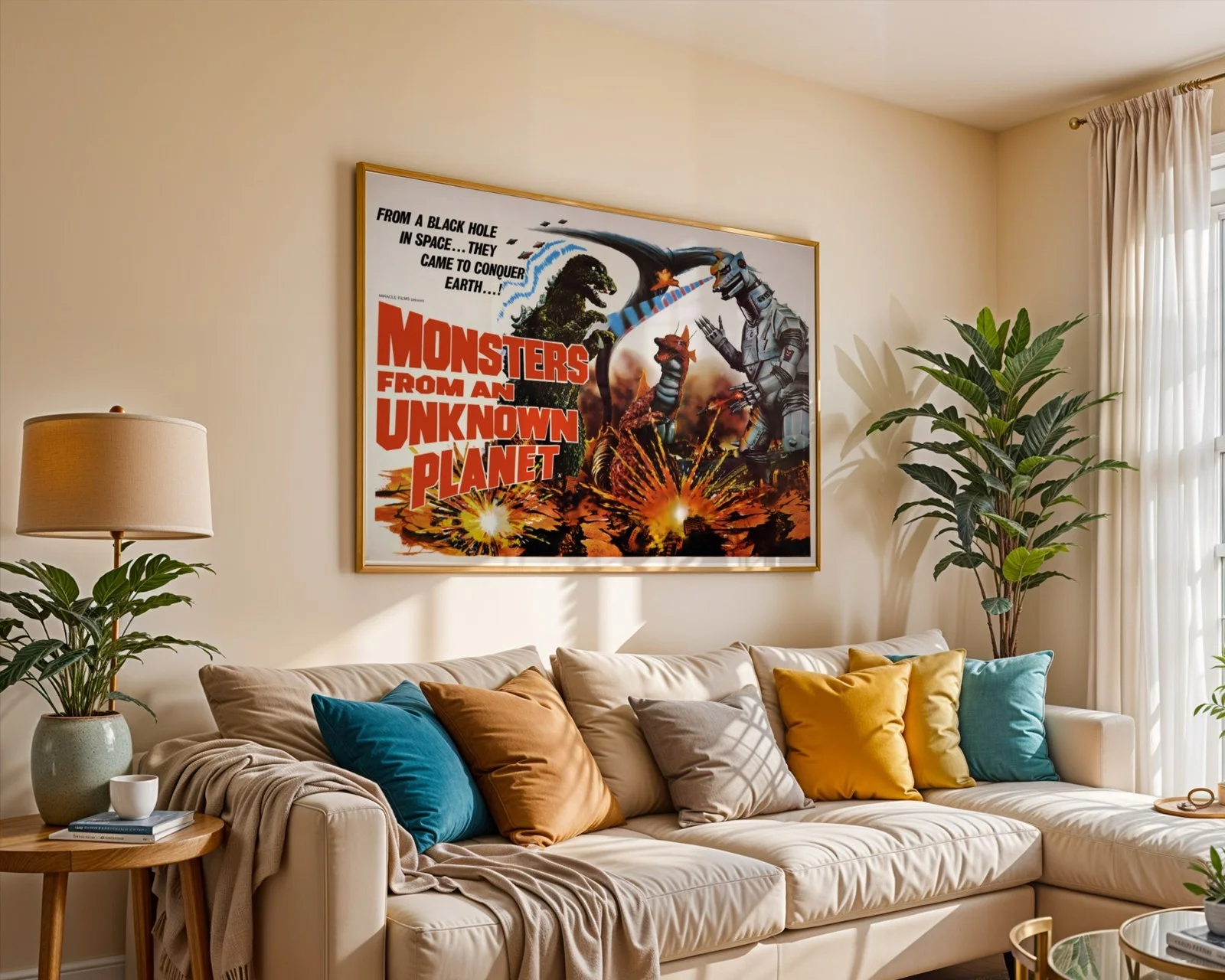 Monsters From An Unknown Planet - 1975 Monster Restored 30" x 40" UK Quad Poster, изображение 5