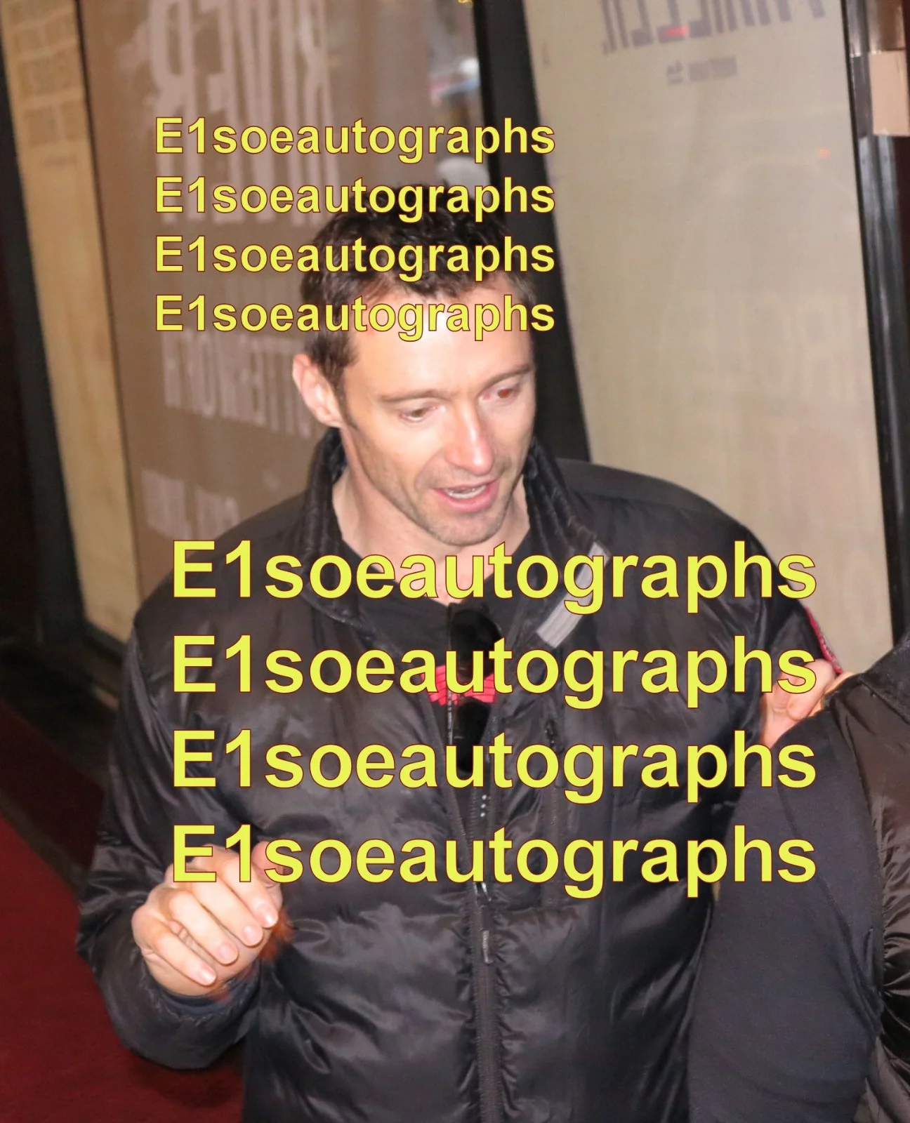 Hugh Jackman, Laura Donnelly — Hugh Jackman & Laura Donnelly signed The River 8x10 Photo - Wolverine, изображение 2