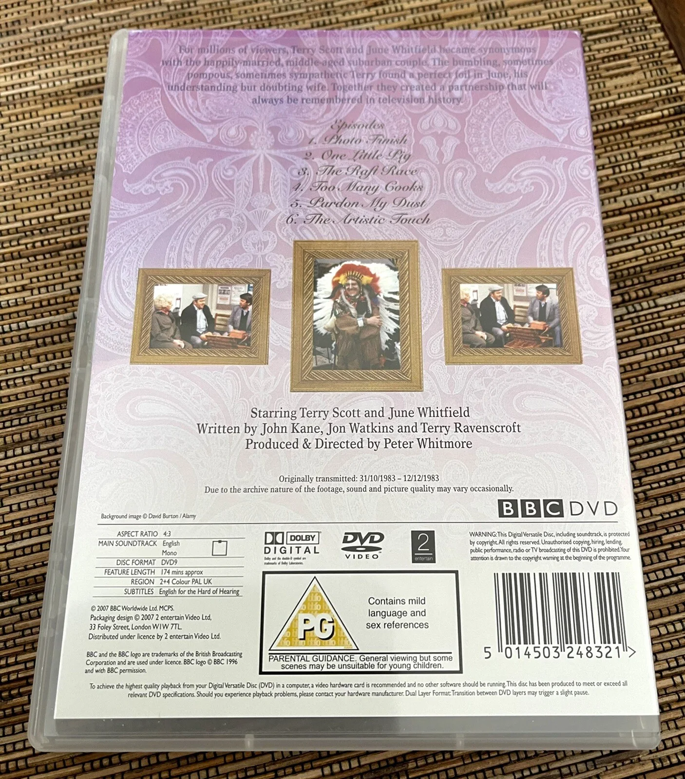 June Whitfield “Terry & June Dedicated DVD” HandSigned Autographed💥Small Smudge, image 2