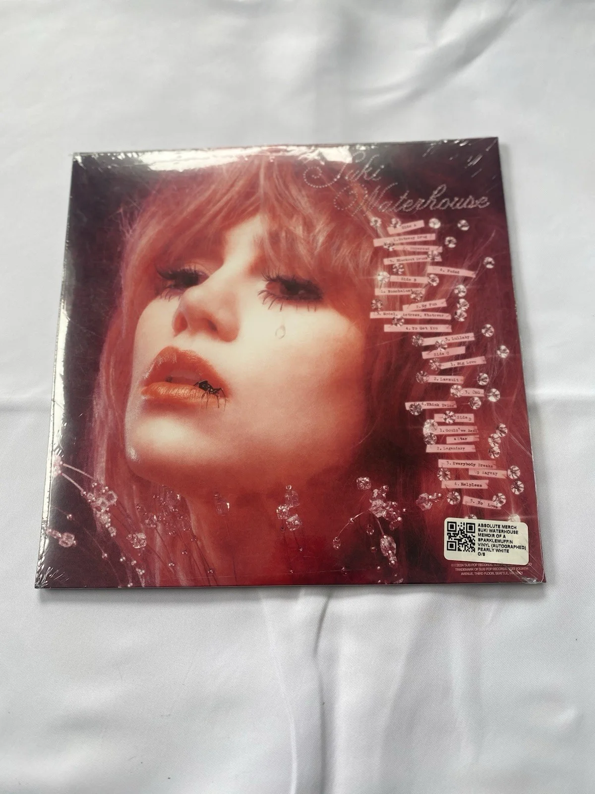 Suki Waterhouse Signed Autograph Album Vinyl Record Memoir Of A Sparklemuff, изображение 2