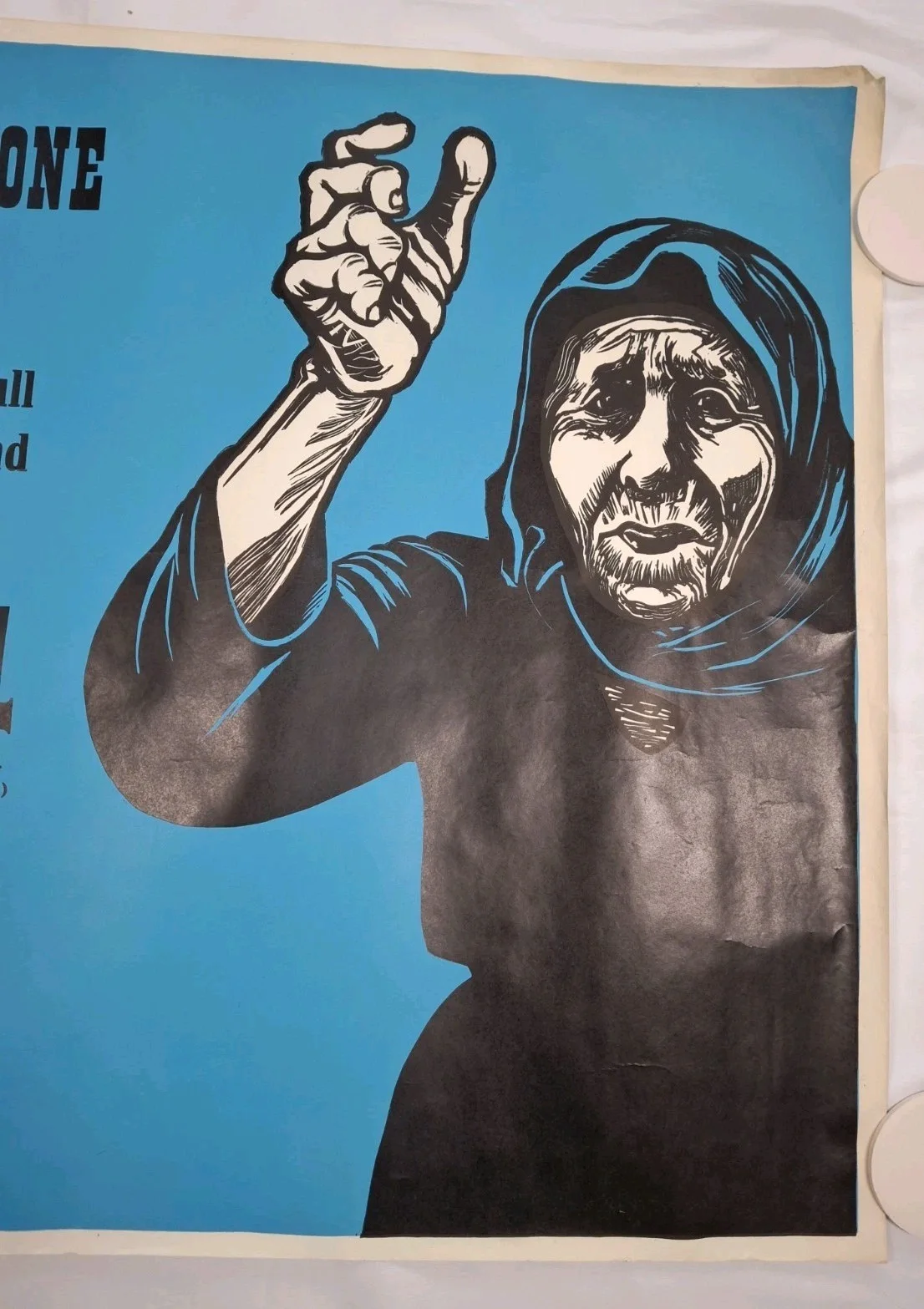 Atila '74 Academy Cinema Original Rolled Movie Poster Quad Peter Strausfeld, изображение 4