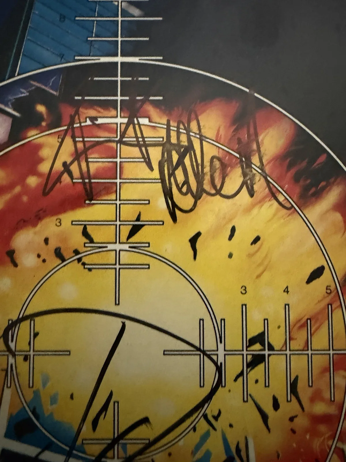 Def Leppard Pyromania LP signed By Phil Collen And Rick Allen Vinyl Autographed, изображение 2