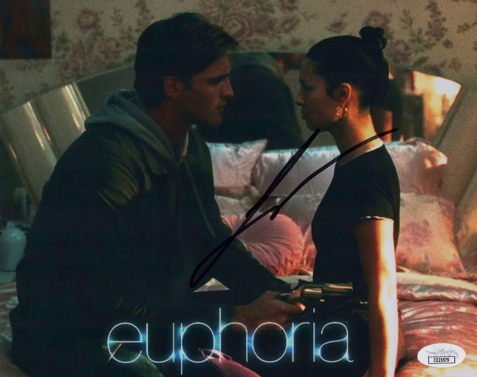 JACOB ELORDI — Jacob Elordi signed "EUPHORIA" 8x10 Photo EXACT PROOF Nate & Maddy JSA COA, изображение 5