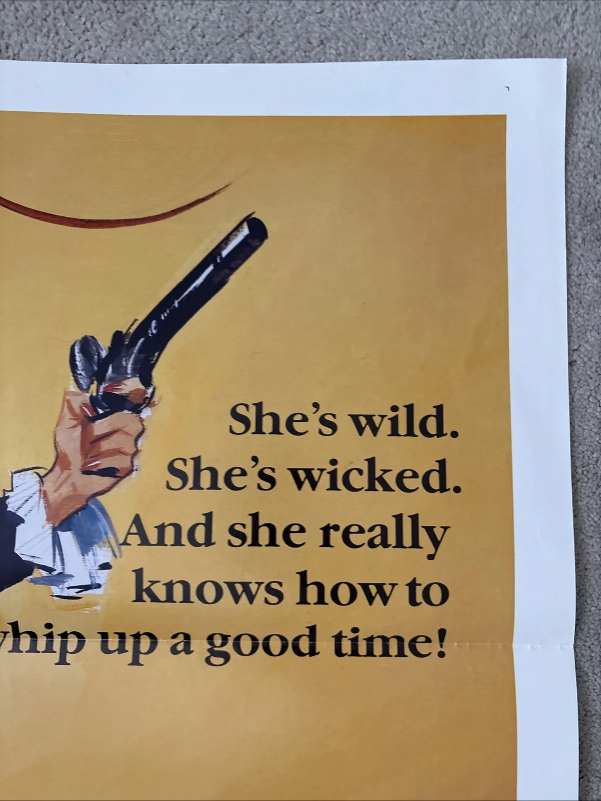 Wicked Lady (1983) Original US One Sheet Movie Poster, изображение 4