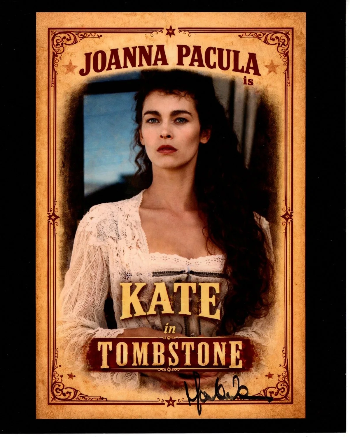 Joanna Pacula — JOANNA PACULA Signed Autographed 8x10 TOMBSTONE KATE Photo