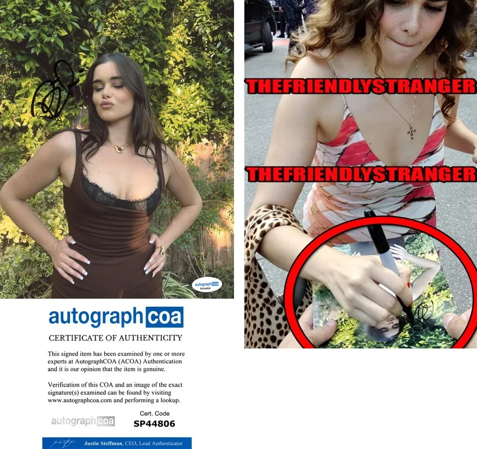 Barbie Ferreira — Barbie Ferreira signed Auto 8x10 Photo c EXACT PROOF Euphoria SEXY Hot ACOA COA