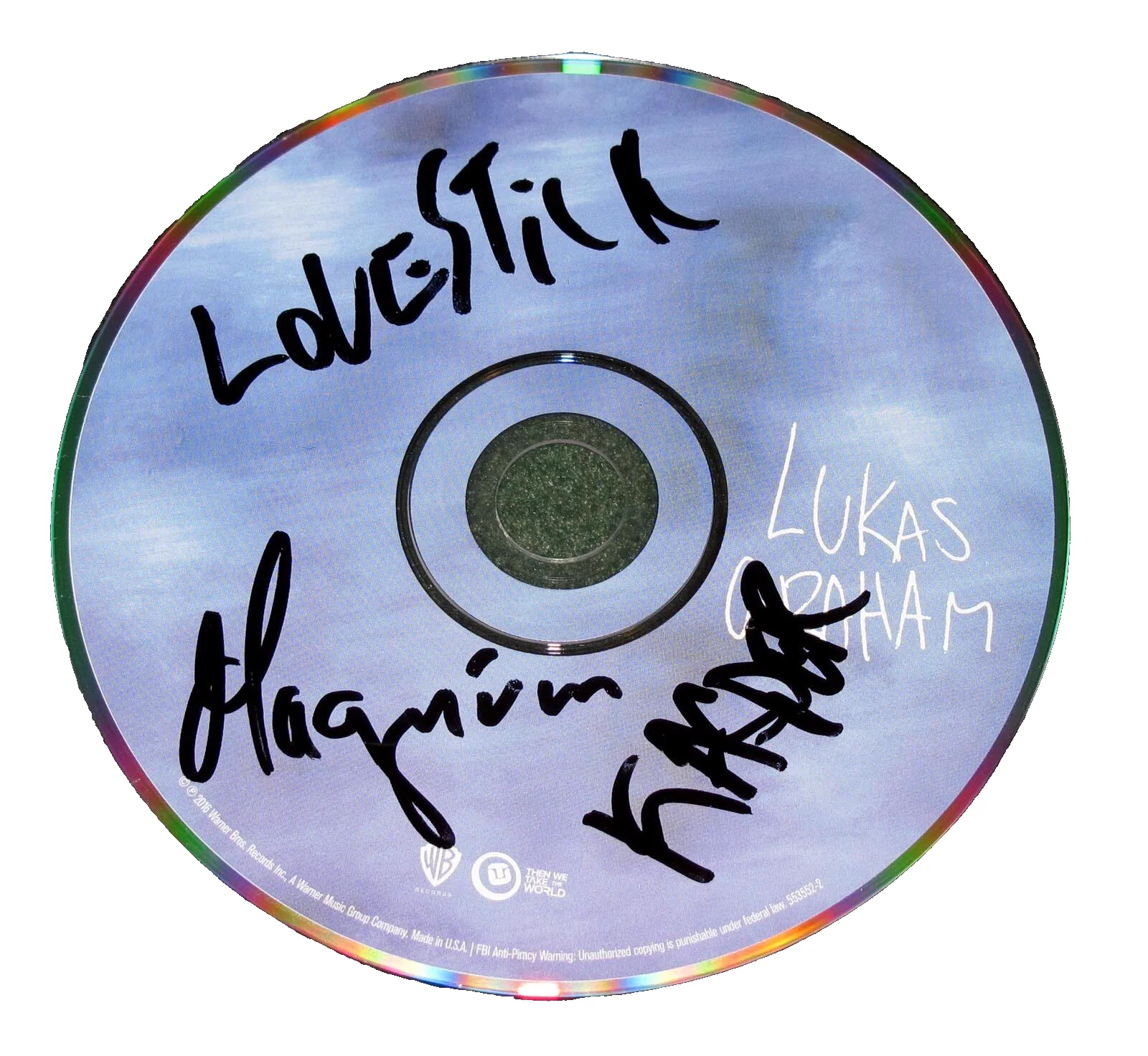 LUKAS GRAHAM BAND — Lukas Graham BAND signed "LUKAS GRAHAM" CD a PROOF Mark Magnus Kasper COA, image 2