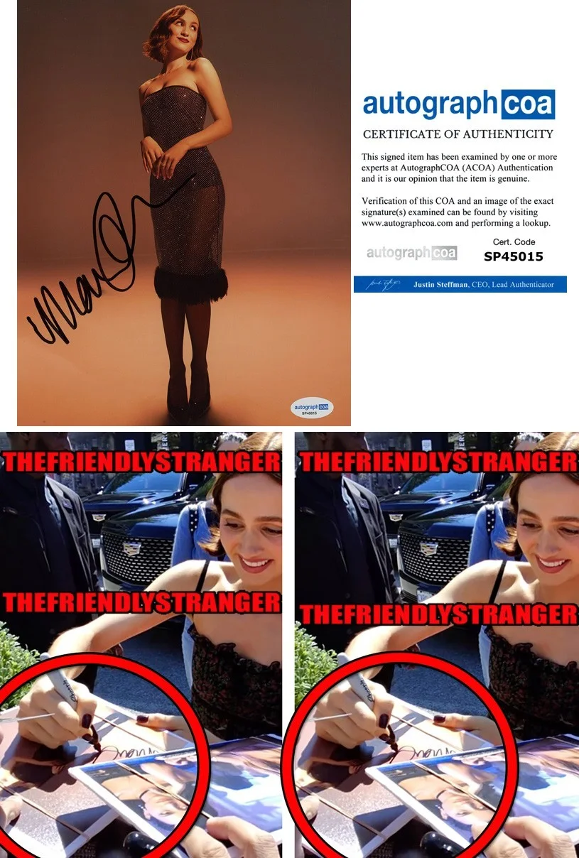 Maude Apatow — Maude Apatow signed Autograph 8x10 Photo EUPHORIA f EXT PROOF Sexy Lexi ACOA COA