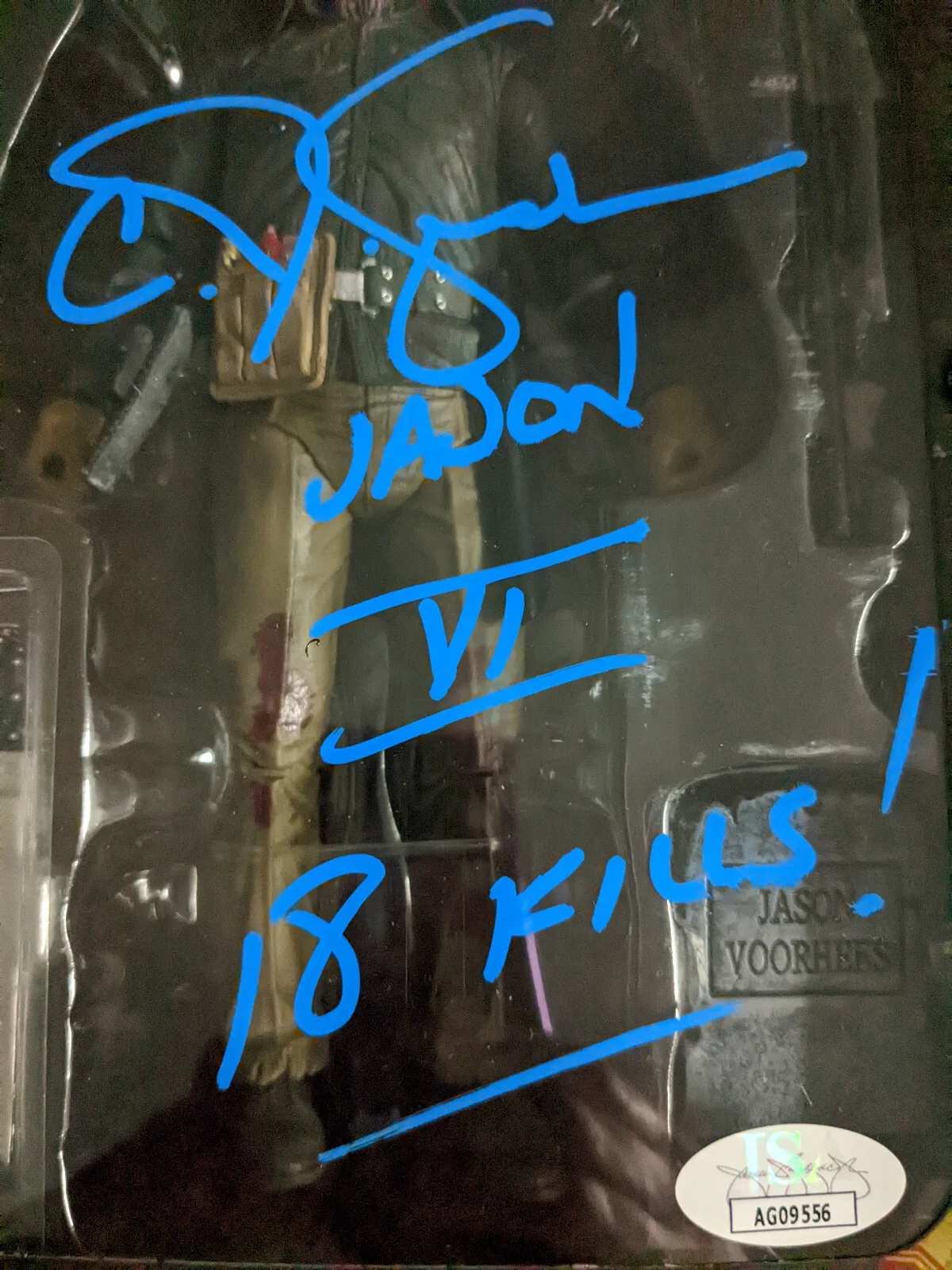 CJ Graham — CJ GRAHAM Signed Jason Friday the 13th Part 6 NECA Box Figure JSA COA, image 4