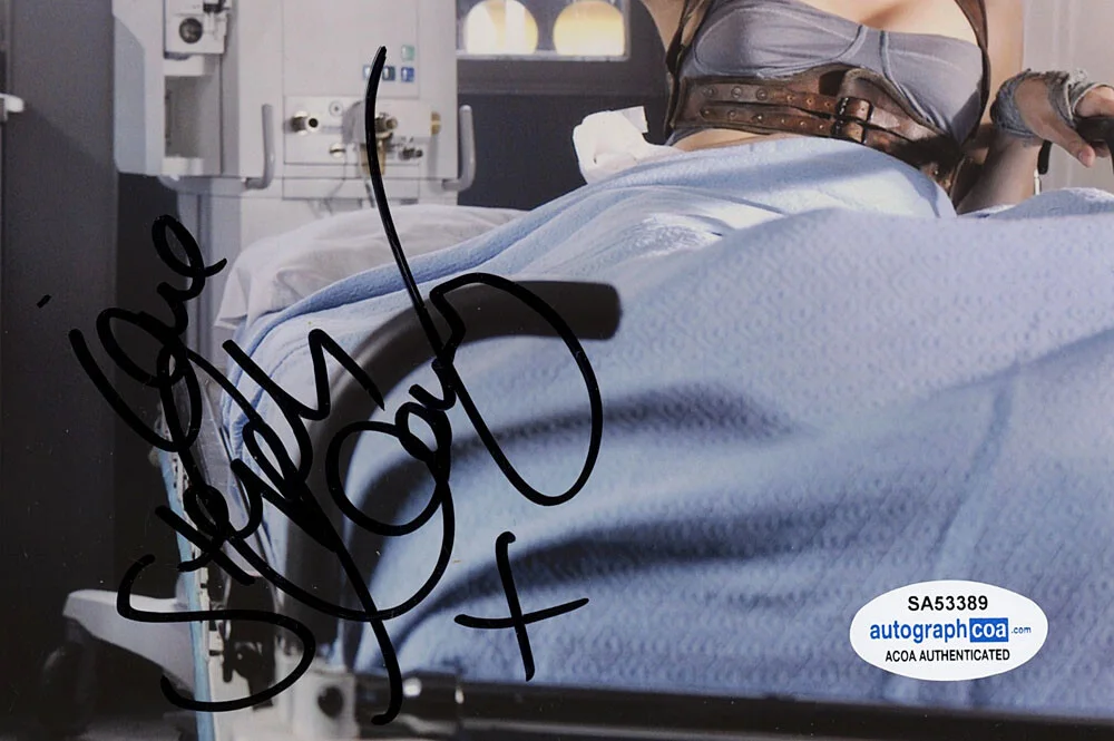 STEPHANIE LEONIDAS — Stephanie Leonidas signed "DEFIANCE" 8x10 Photo h Auto PROOF Irisa ACOA COA, изображение 4