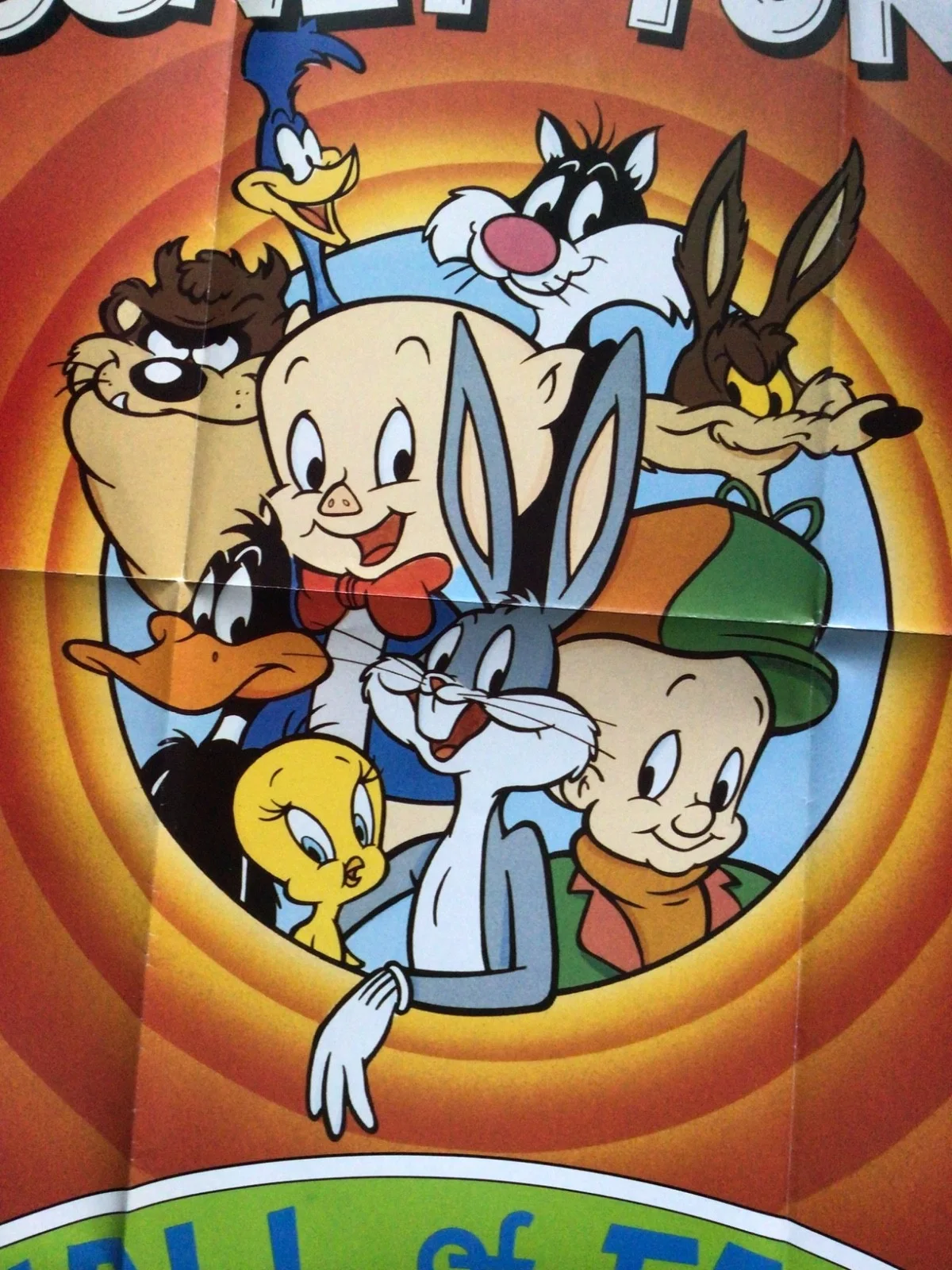 Looney Tunes Hall of Fame original one sheet movie poster Mint condition, изображение 4