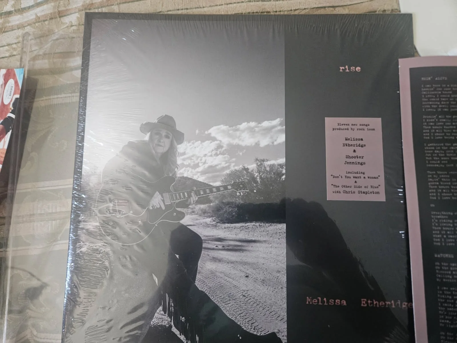 Melissa Etheridge Album insert White SUN Album JSA Certified, image 5