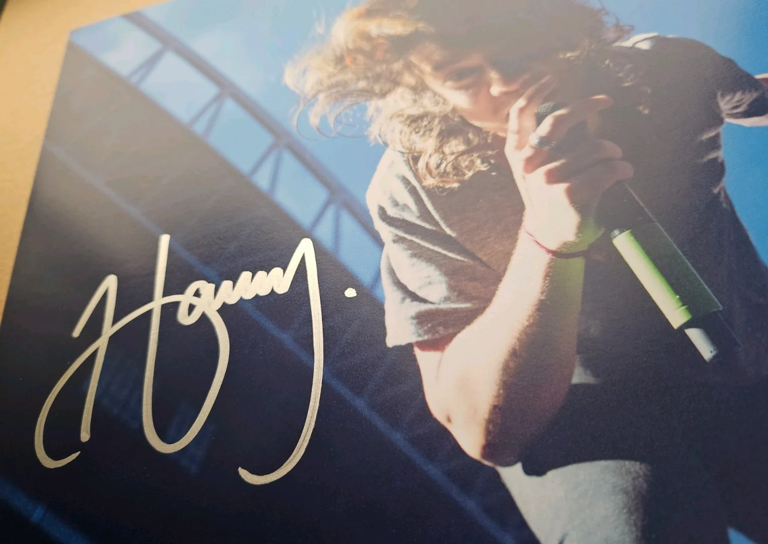 HARRY STYLES ORIGINAL AUTOGRAPH, FORMALLY ' ONE DIRECTION ' 12X8" W/COA PHOTO 🎤, изображение 3