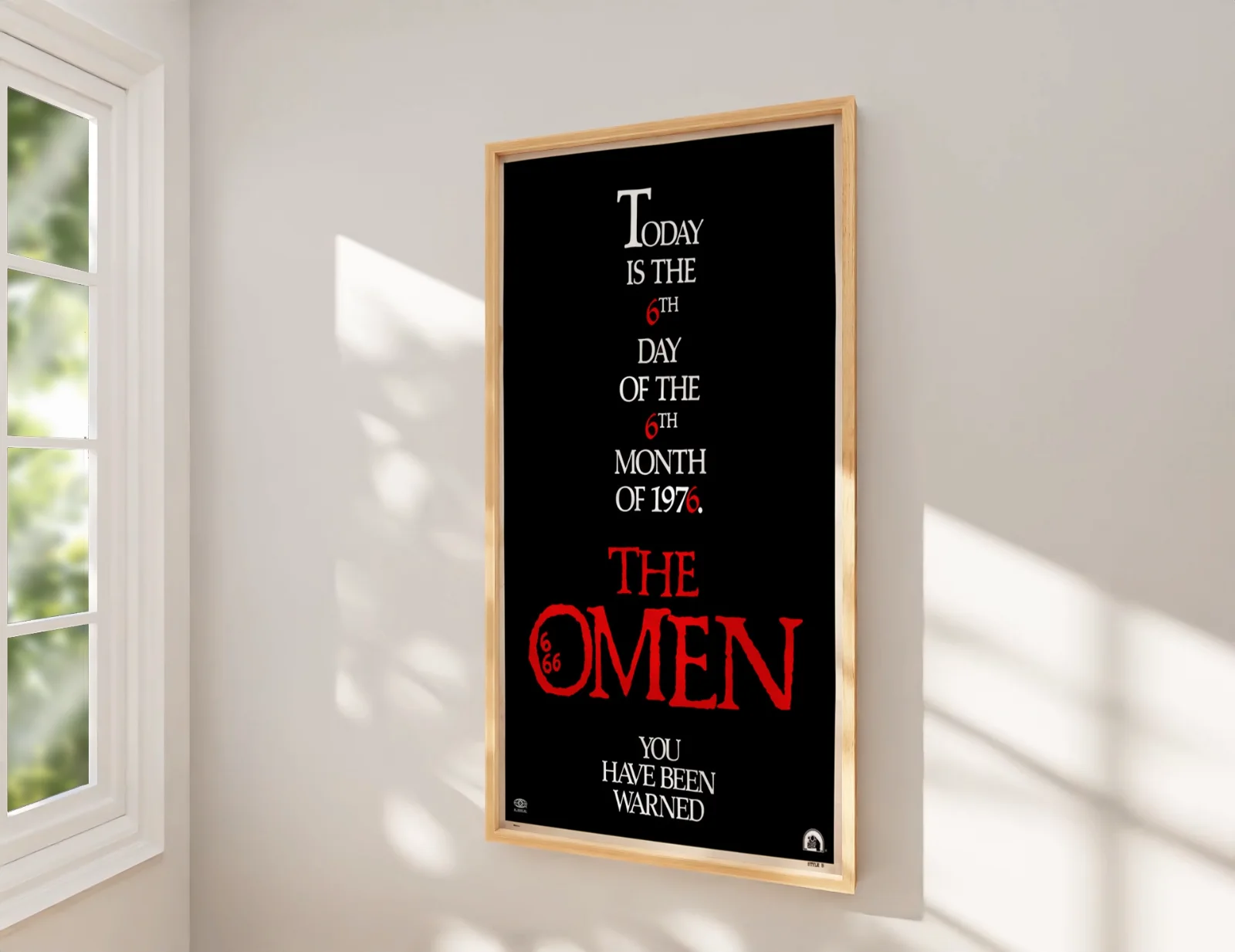 The Omen - 1976 Supernatural Horror Drama Restored 27.2" x 41" US One Sheet, image 2