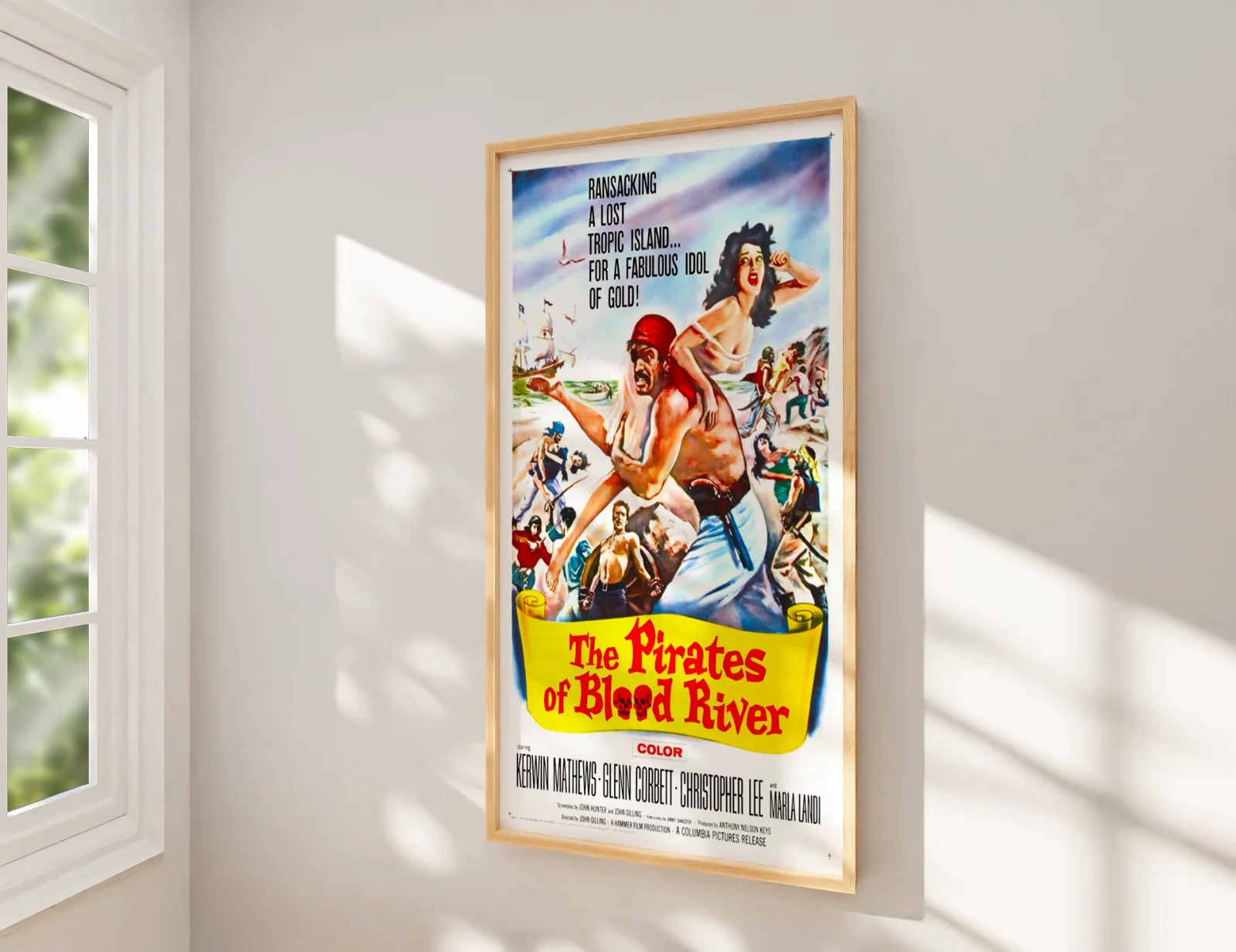 The Pirates Of Blood River - 1962 Adventure Restored 27.2" x 41" US One Sheet, изображение 2