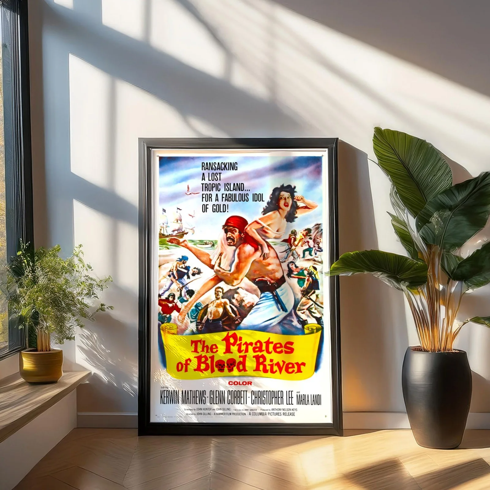 The Pirates Of Blood River - 1962 Adventure Restored 27.2" x 41" US One Sheet, изображение 3
