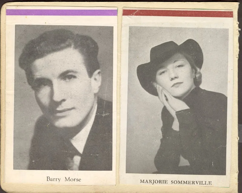 Barry Morse, Campbell Singer, Sydney Sturgess — BARRY MORSE - AUTOGRAPH 1939 WITH CO-SIGNERS, изображение 2