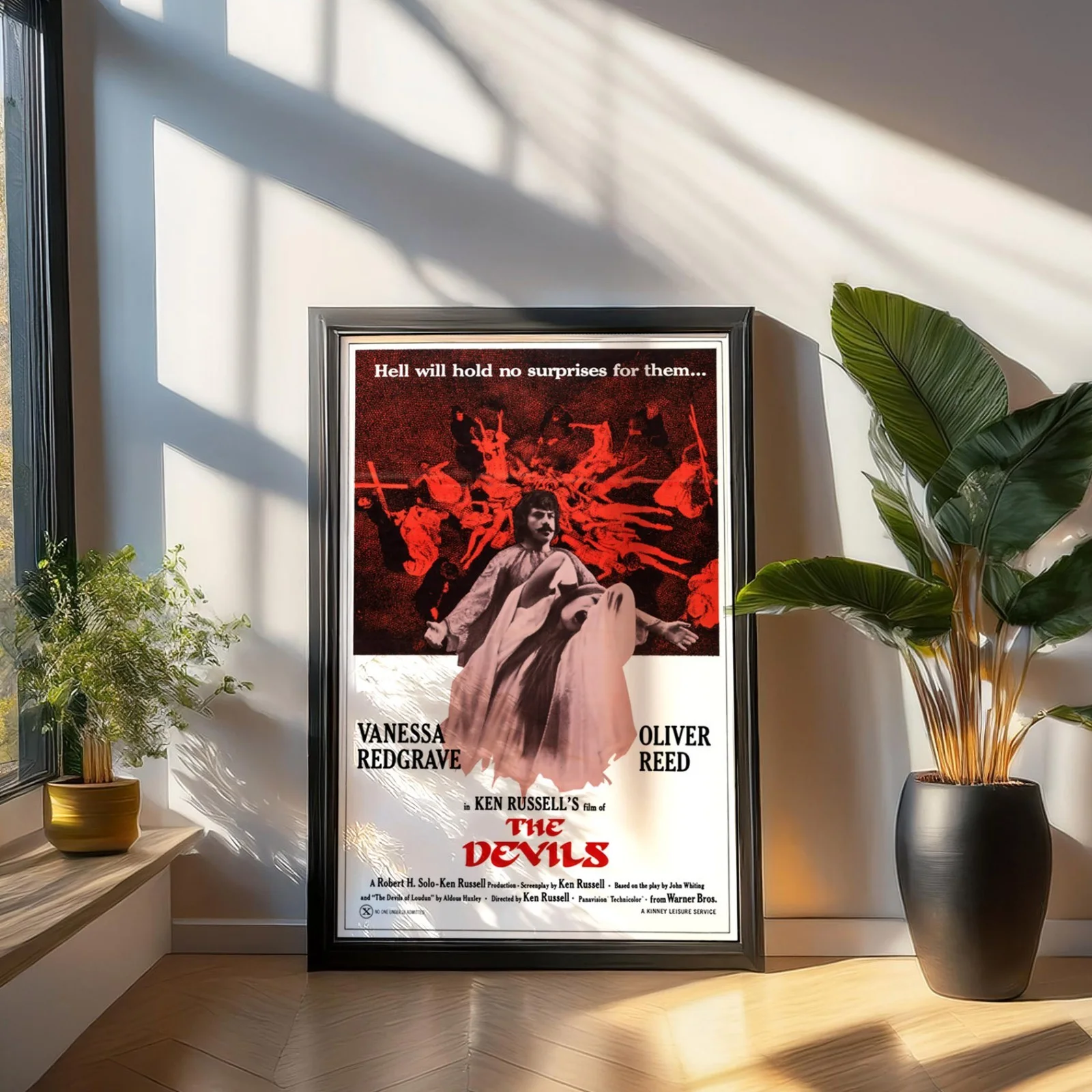 The Devils - 1971 Psychological Horror Drama Restored 27.2" x 41" US One Sheet, изображение 3