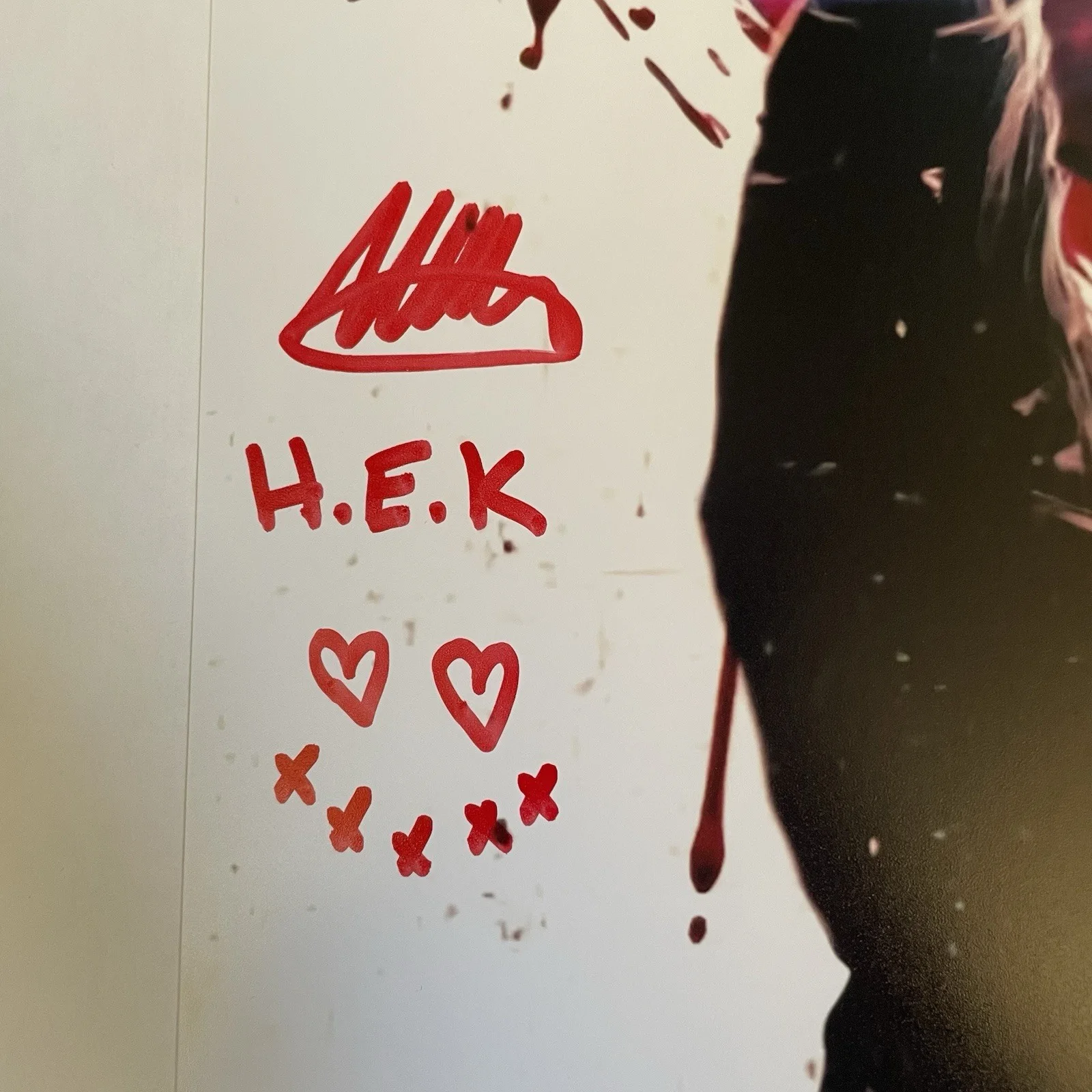 Alex McColl — Alex McColl autographed signed 11x17 photo Heart Eyes Beckett COA horror, image 2
