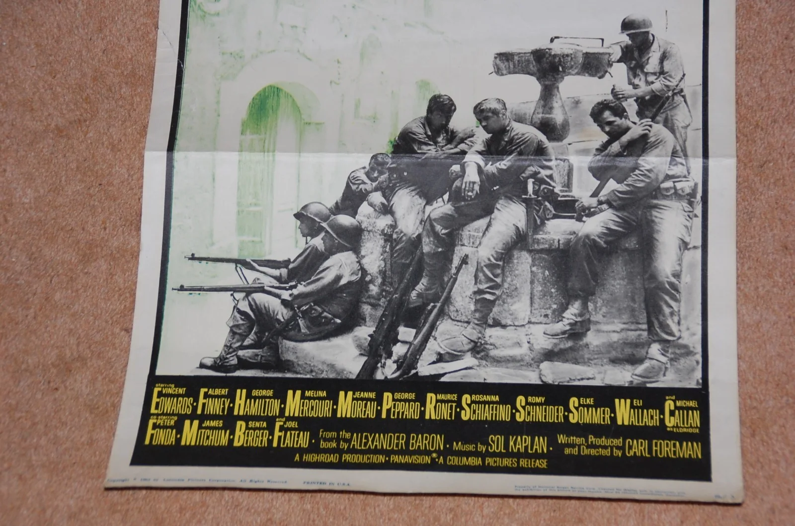 CARL FOREMAN'S THE VICTORS (1963) - ORIG. US INSERT POSTER & US SOUVENIR BOOKLET, изображение 4