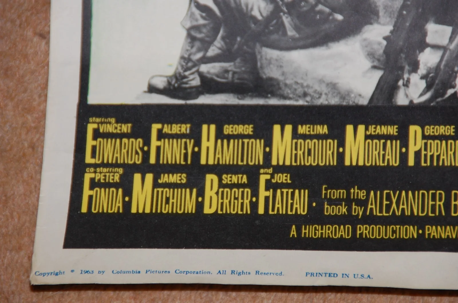 CARL FOREMAN'S THE VICTORS (1963) - ORIG. US INSERT POSTER & US SOUVENIR BOOKLET, изображение 5