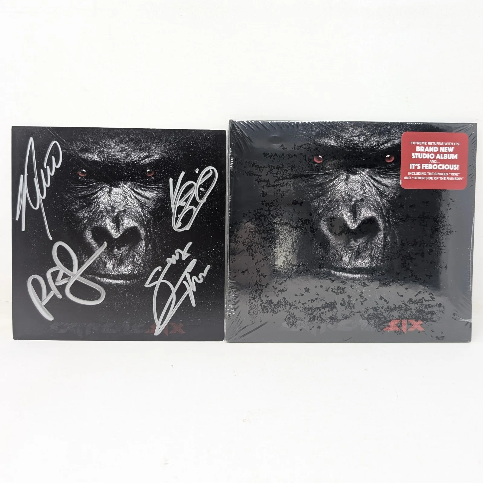Extreme Six CD With Signed Art Card Nuno Bettencourt Gary Cherone Autographed, изображение 2