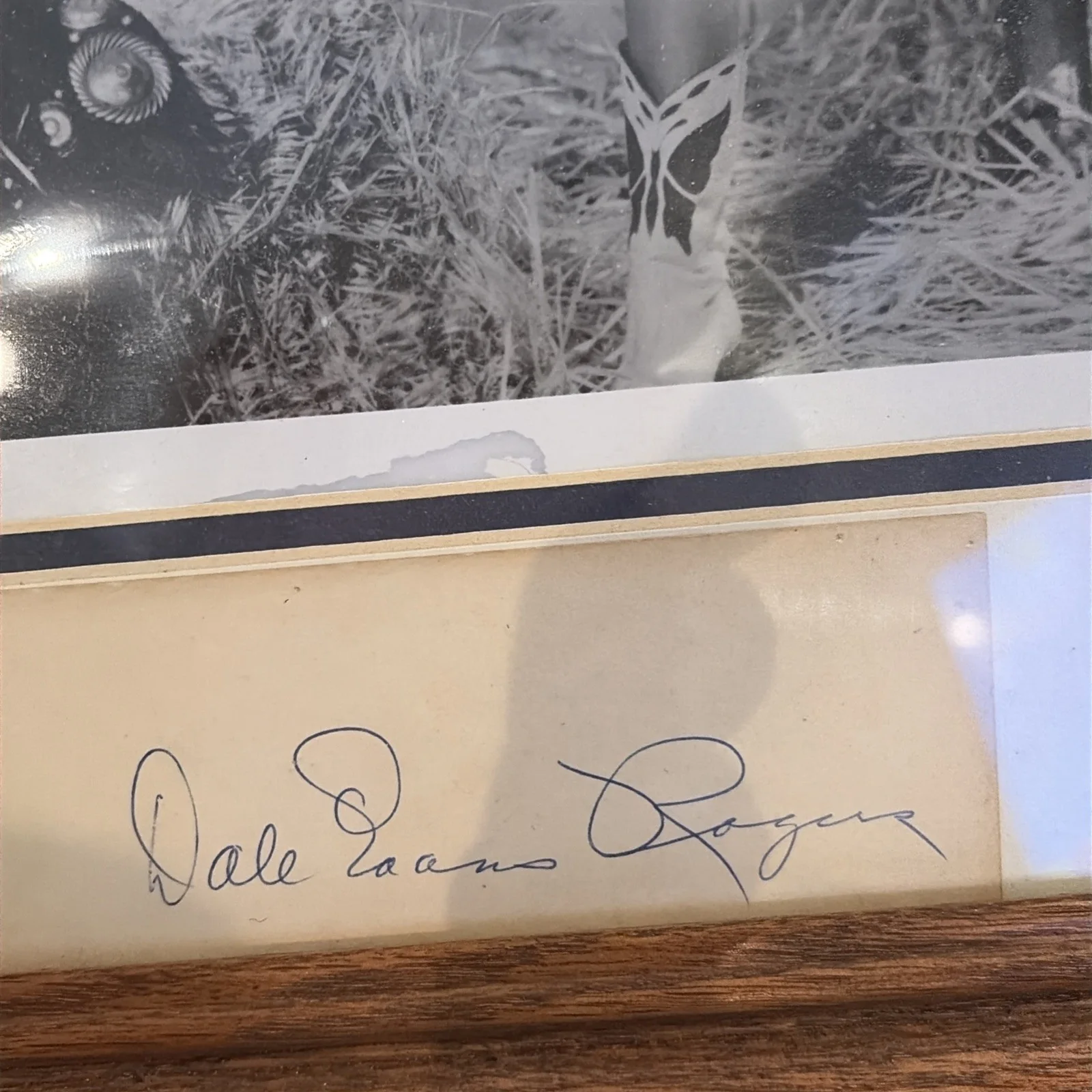 Dale Evans Signed Index Card Photo, image 3
