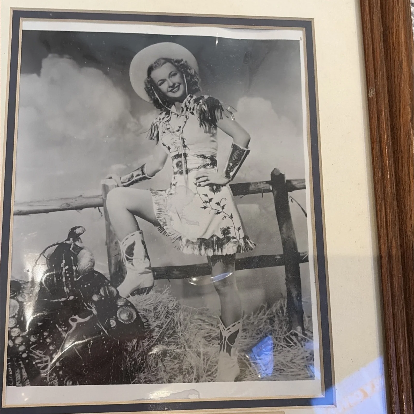 Dale Evans Signed Index Card Photo, image 5