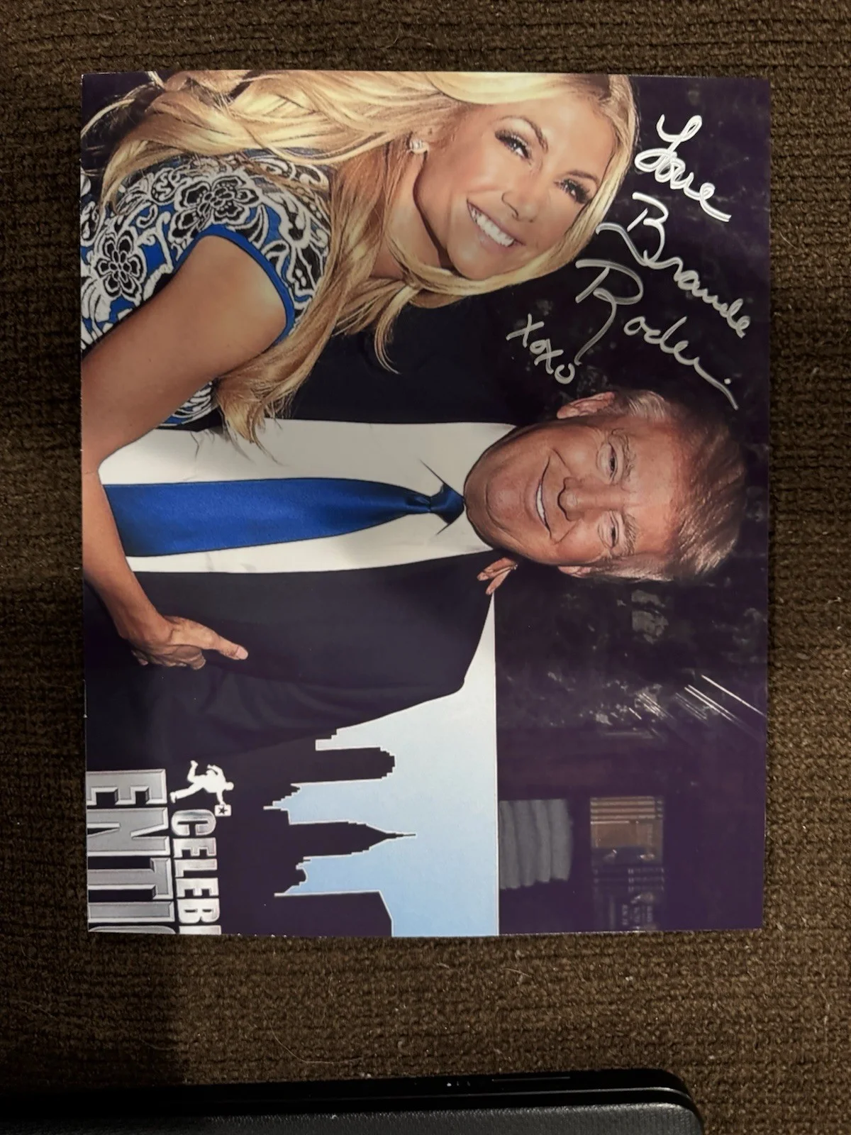 Brande Roderick signed 8x10 photo autographed Actress Trump, изображение 2