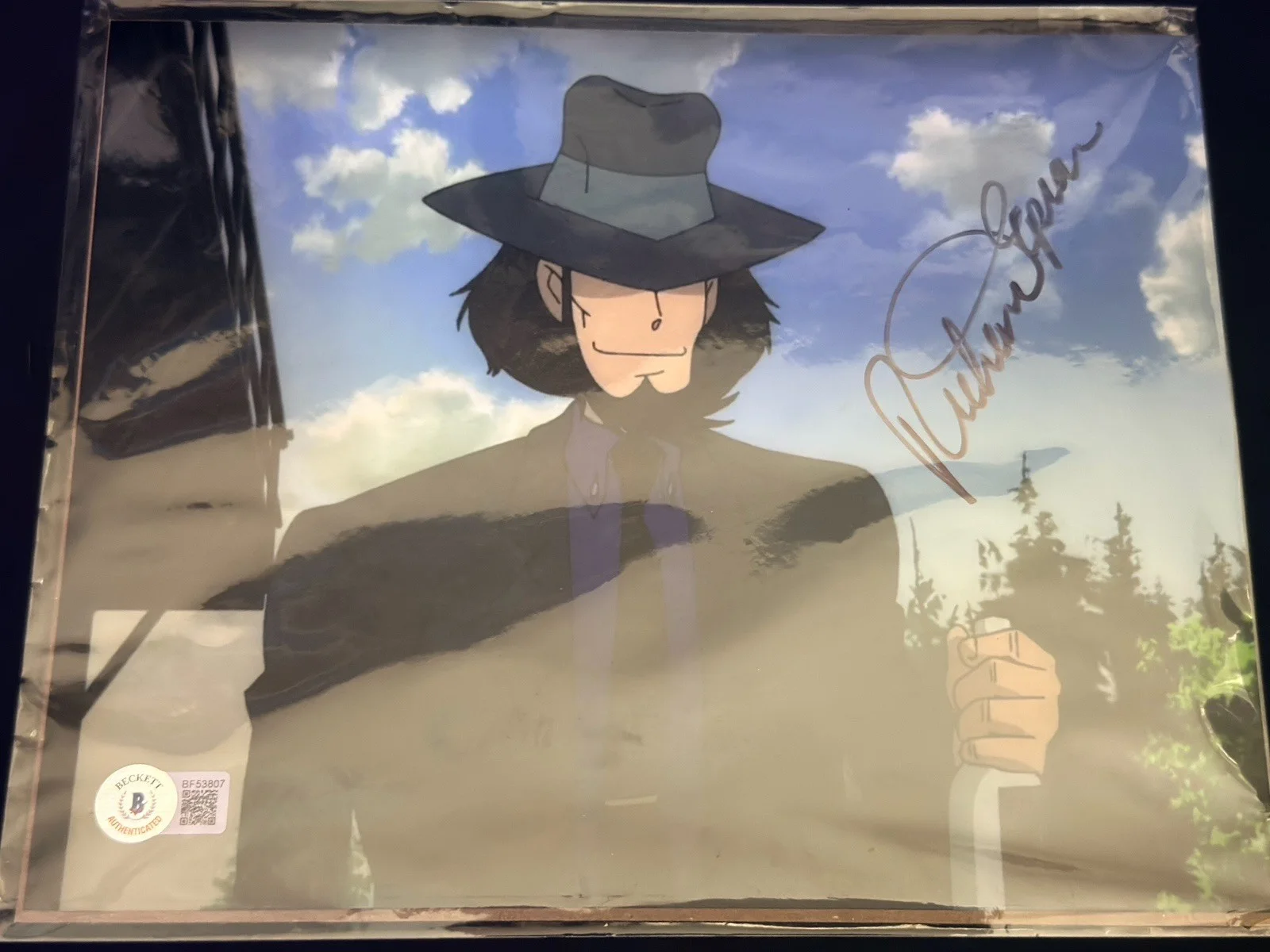 RICHARD EPCAR — Richard Epcar - Autograph Signed 8X10 Daisuke Jigen - Lupin the III Becket COA