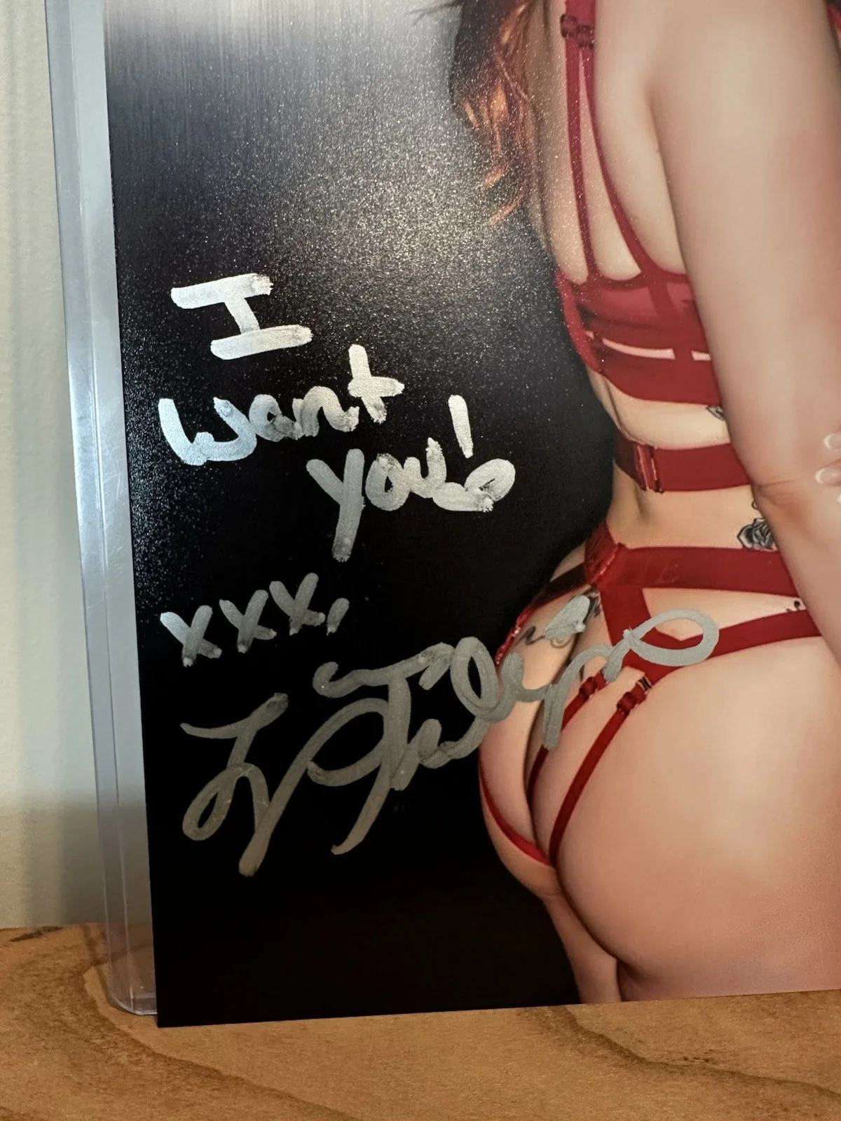 Lauren Phillips — Lauren Phillips Autographed 8x10 Photograph Beckett Authenticated Porn Star, image 2