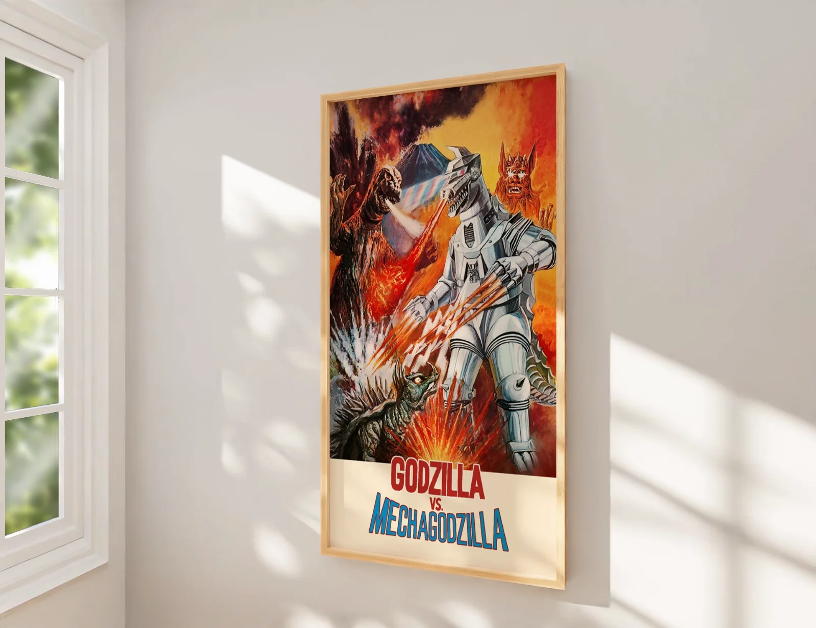 Godzilla vs Mechagodzilla 1975 Monster Film Restored 27.2" x 41" US One Sheet, image 2