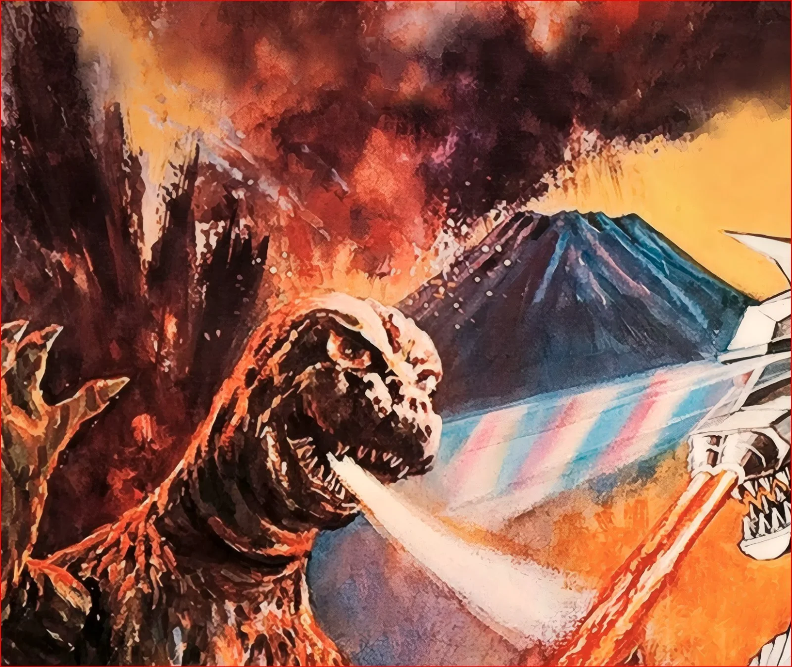 Godzilla vs Mechagodzilla 1975 Monster Film Restored 27.2" x 41" US One Sheet, image 4