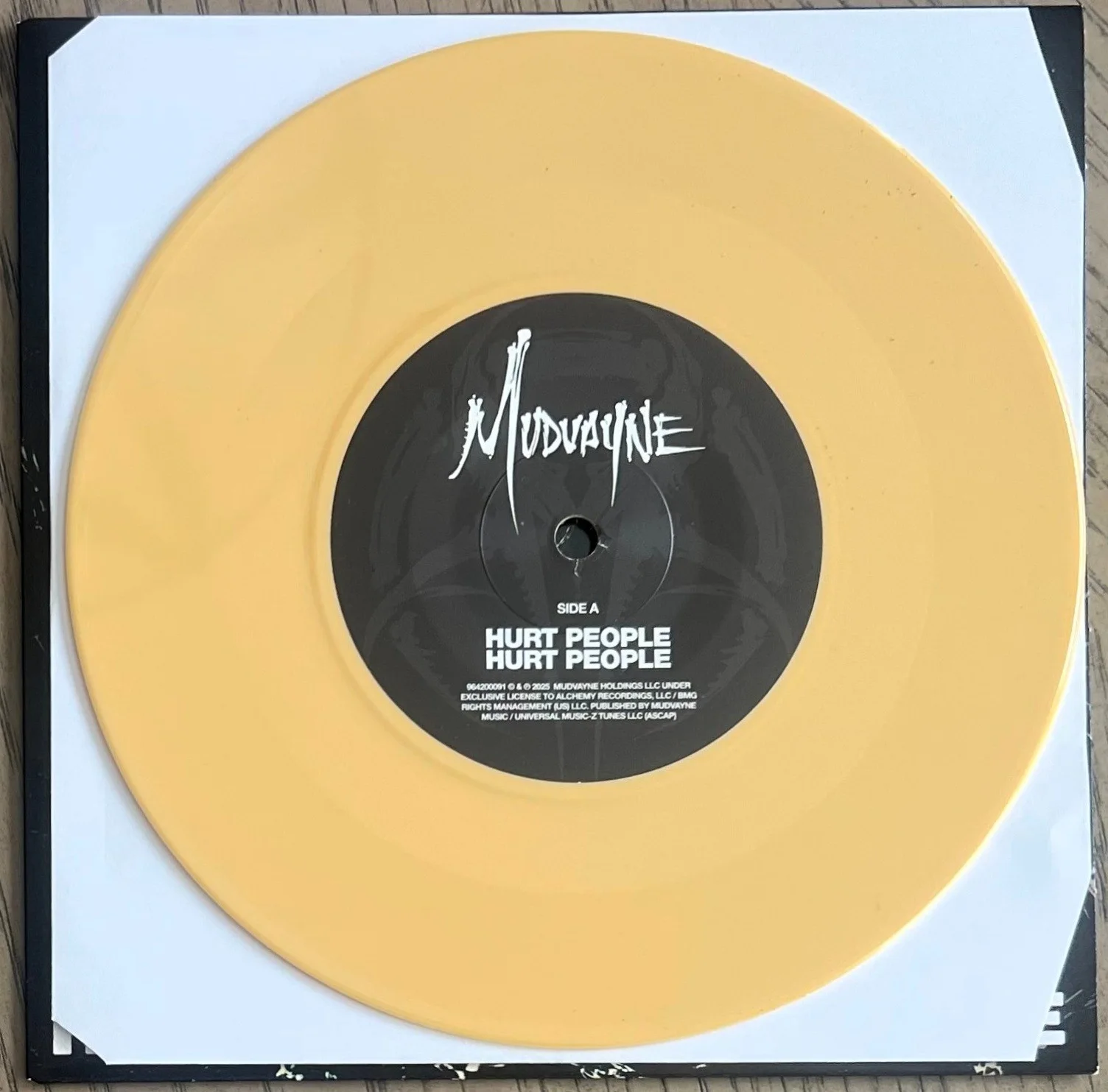 MUDVAYNE Sticks And Stones Hurt People 2026 Ltd Ed RARE Signed Custard Vinyl EP!, image 5