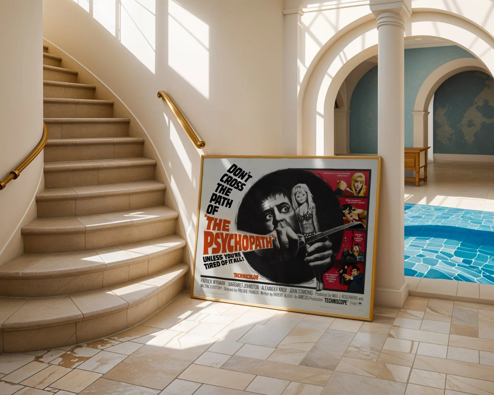 The Psychopath - 1966 Crime / Horror Film Restored 30" x 40" UK Quad Poster, изображение 4