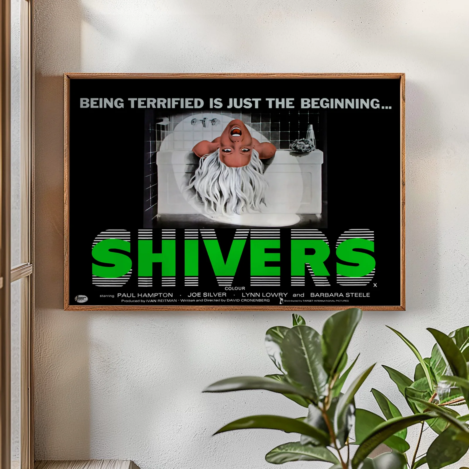 Shivers - 1975 Cronenberg Sci-Fi Horror Film Restored 30" x 40" UK Quad Poster, изображение 2