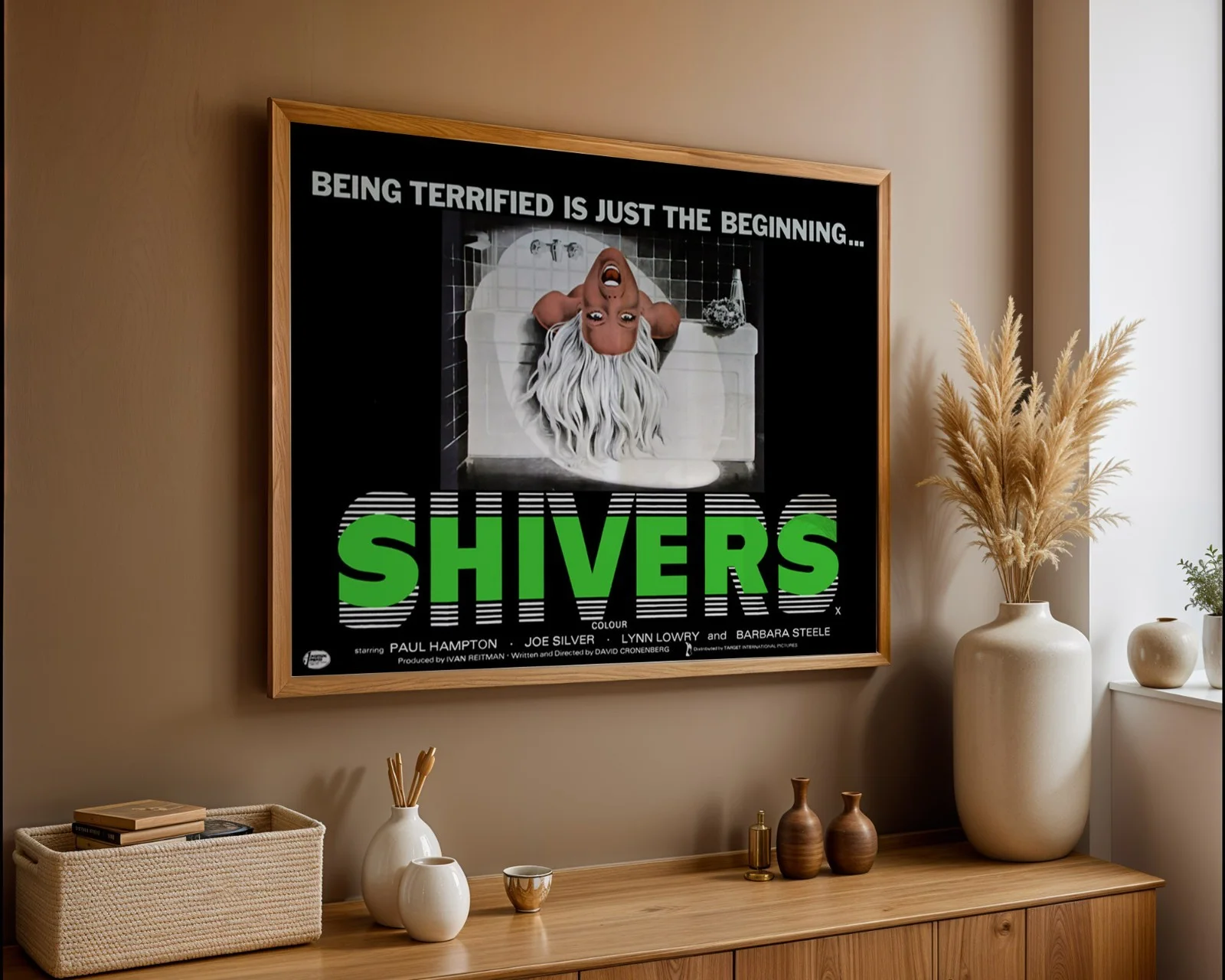 Shivers - 1975 Cronenberg Sci-Fi Horror Film Restored 30" x 40" UK Quad Poster, изображение 3