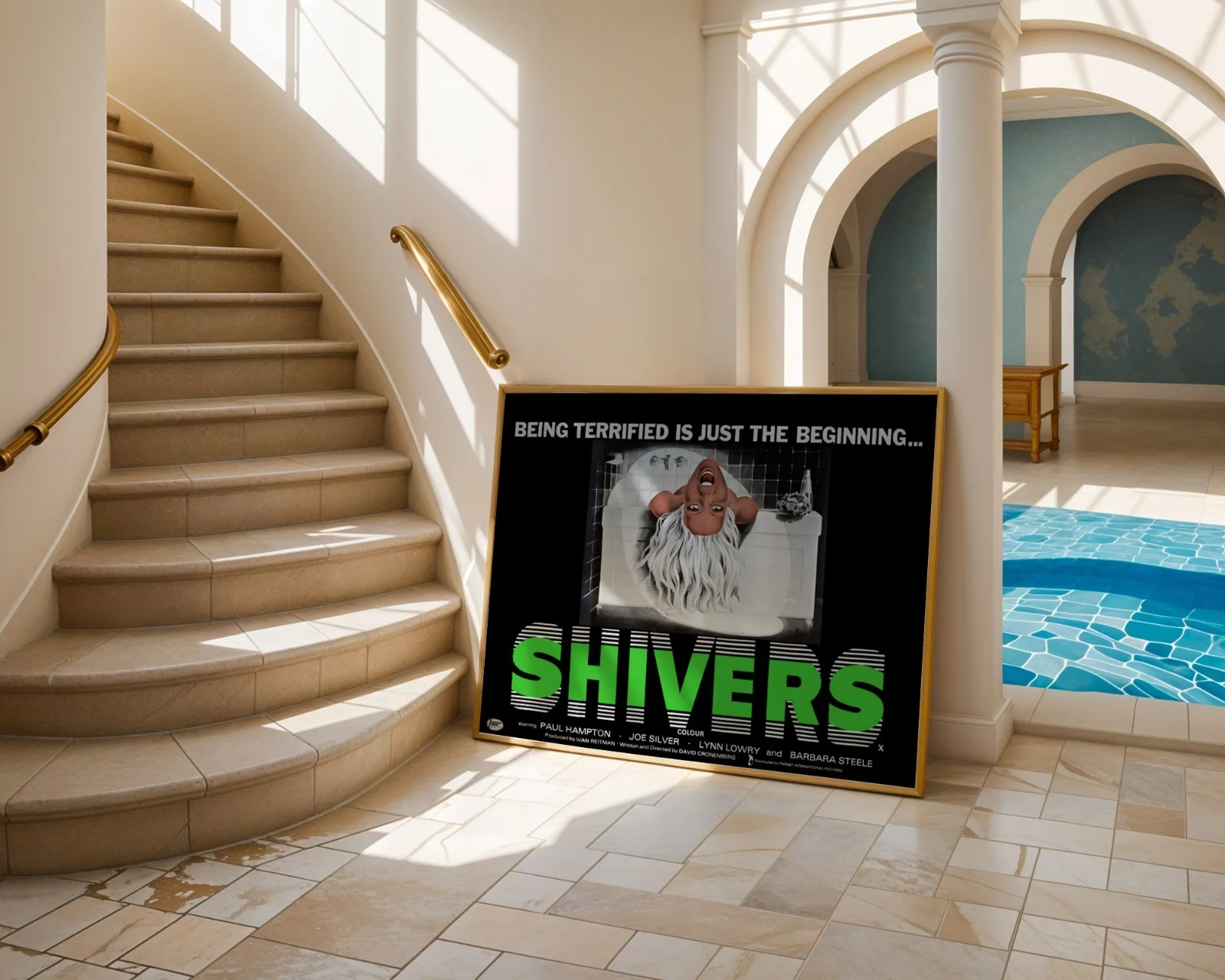 Shivers - 1975 Cronenberg Sci-Fi Horror Film Restored 30" x 40" UK Quad Poster, изображение 4