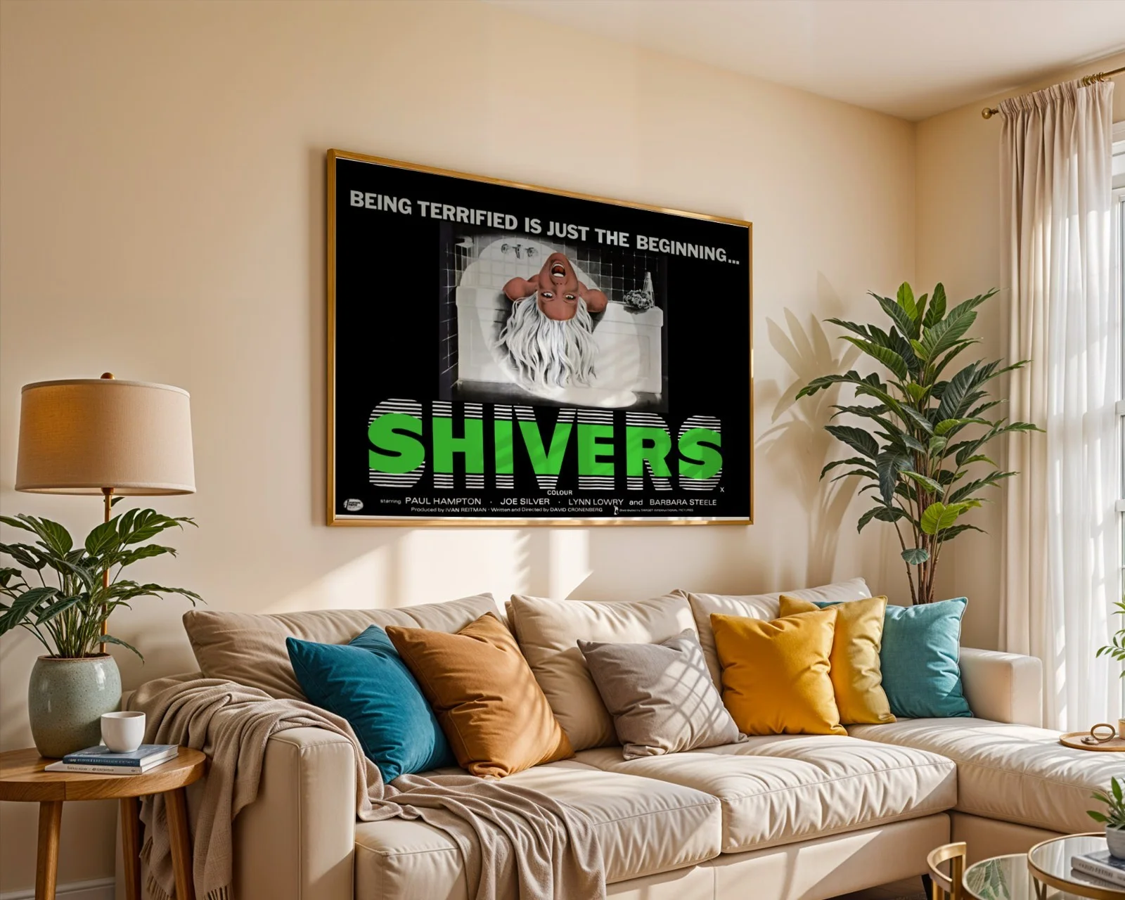 Shivers - 1975 Cronenberg Sci-Fi Horror Film Restored 30" x 40" UK Quad Poster, изображение 5