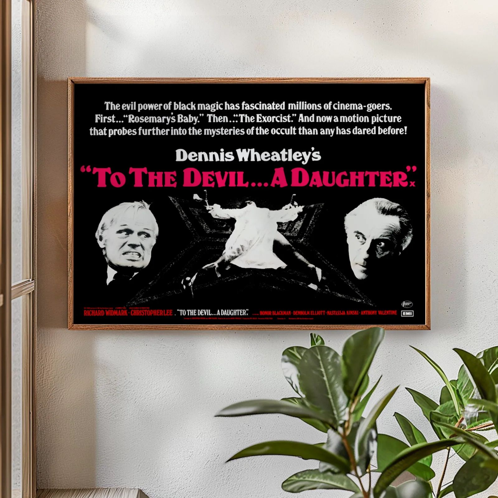 To The Devil A Daughter - 1976 Occult Horror Restored 30" x 40" UK Quad Poster, image 2