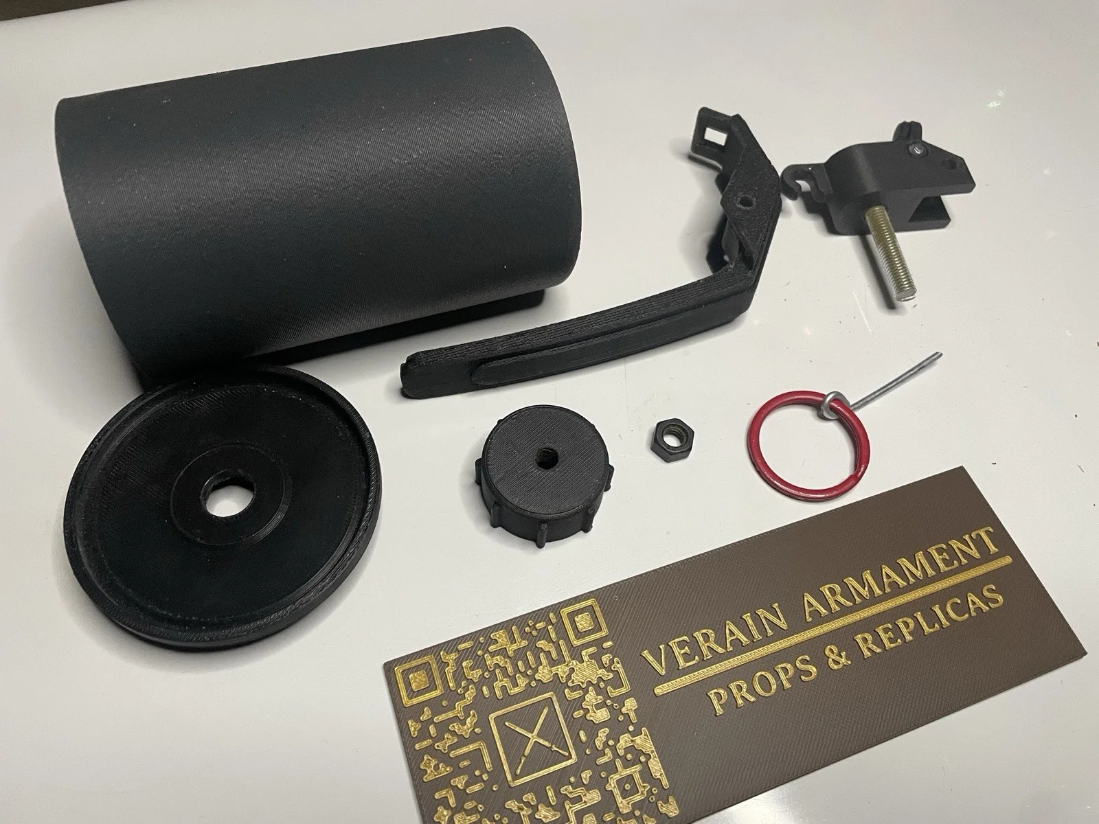 N201 MK3 CS Gren Replica Kit, 3D printed DIY Kit, Spring Loaded Resettable, image 3